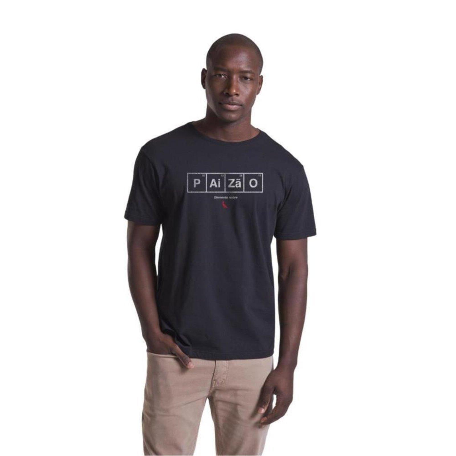 Camiseta Elemento Nobre Estampa Casual Reserva Preto