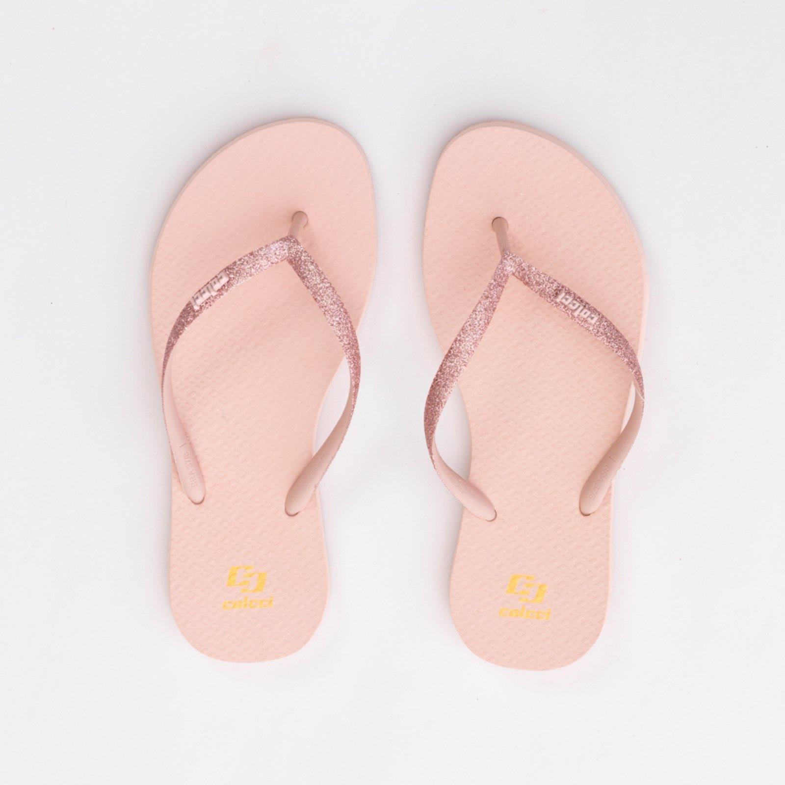 Chinelo Feminino Colcci Glitter Rosa Lilibethy