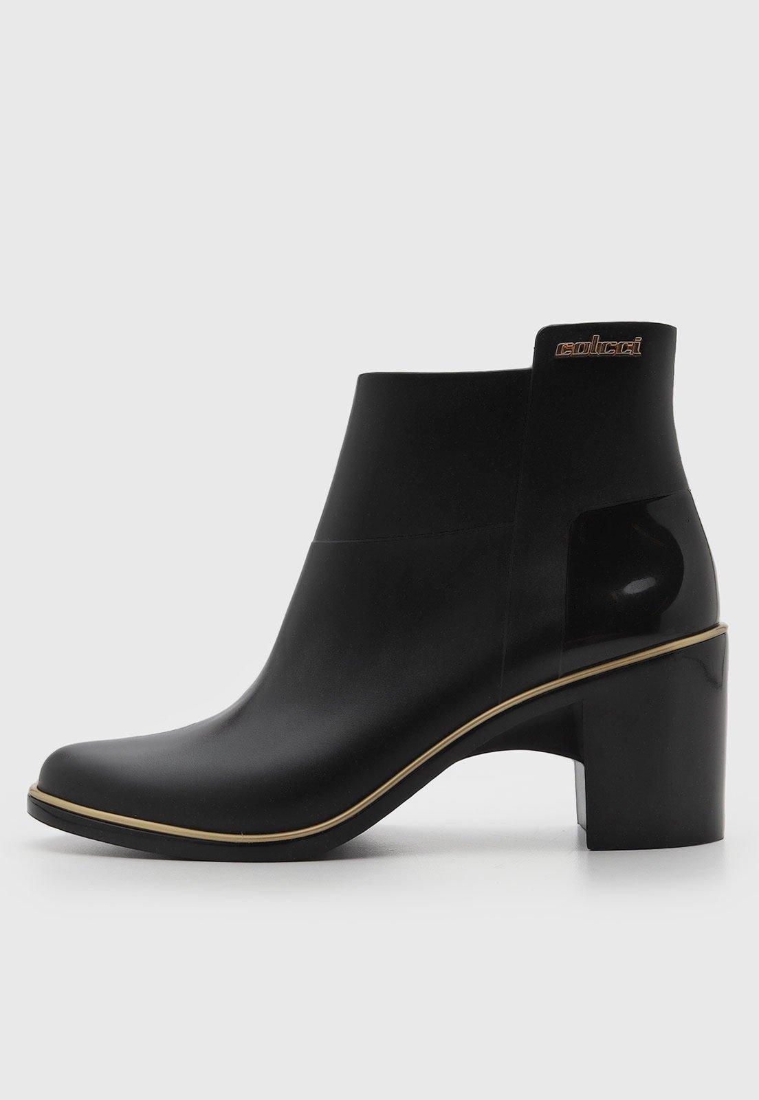 Bota Feminina Colcci Cano Baixo Preta