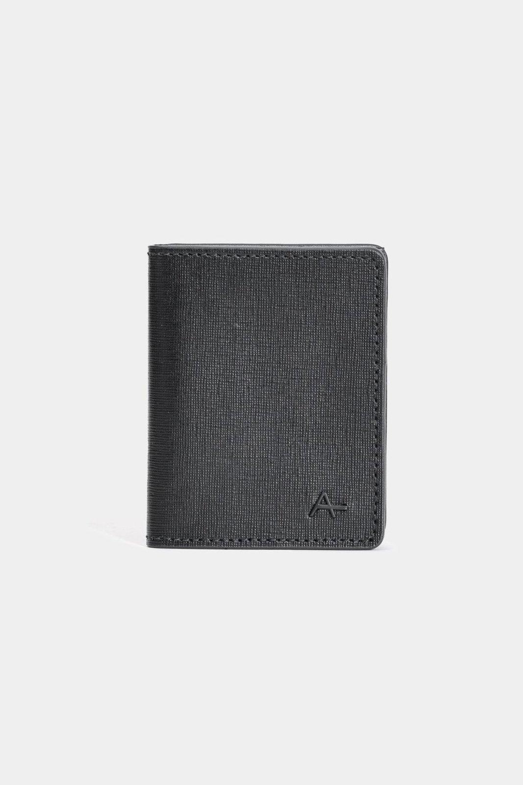 Carteira Aramis Couro Slim Saffiano Preto