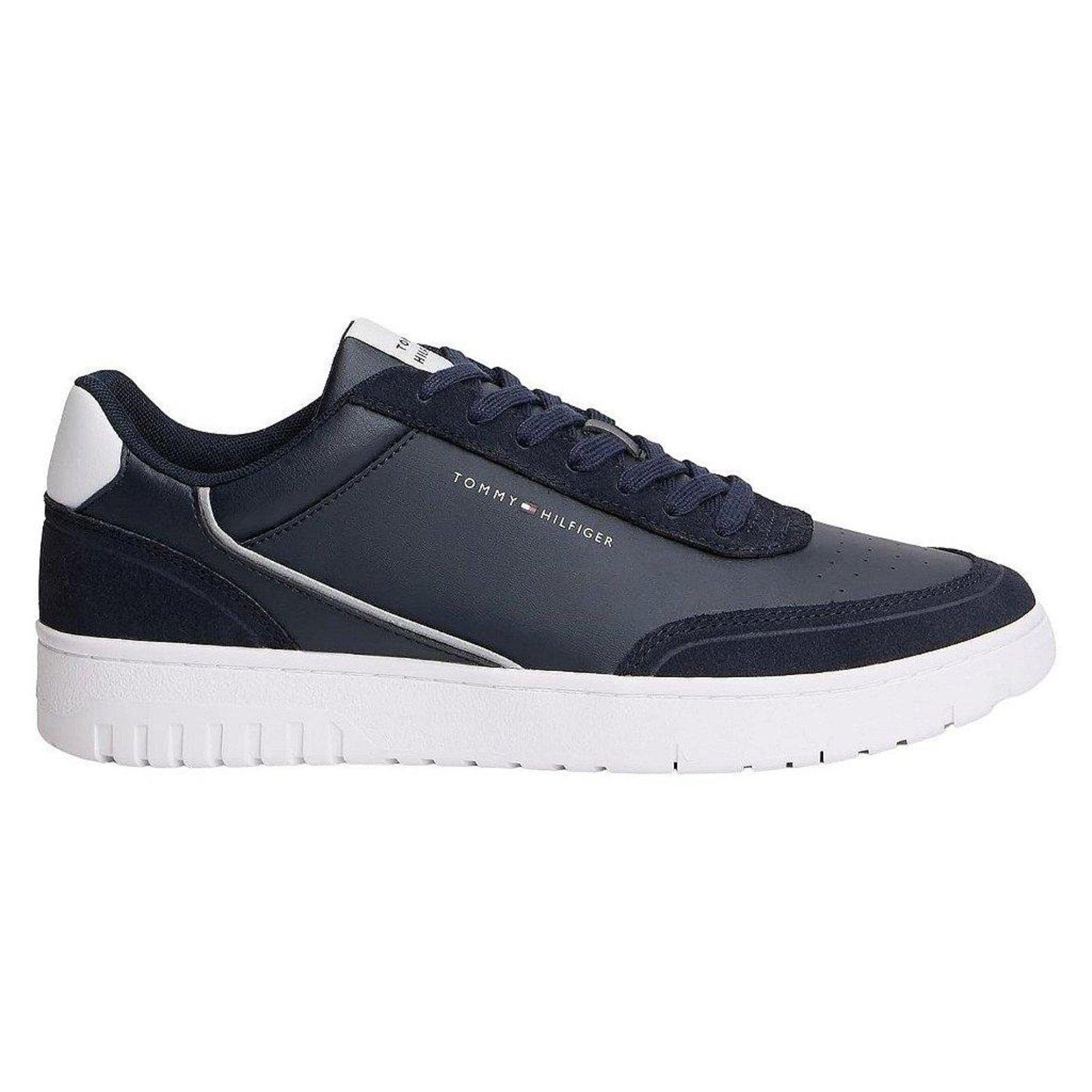 Tênis Tommy Hilfiger TH Basket Core Mix Desert Sky