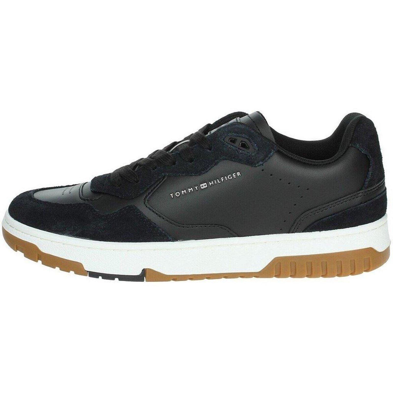 Tênis Tommy Hilfiger TH Basket Better Mix LTH Black