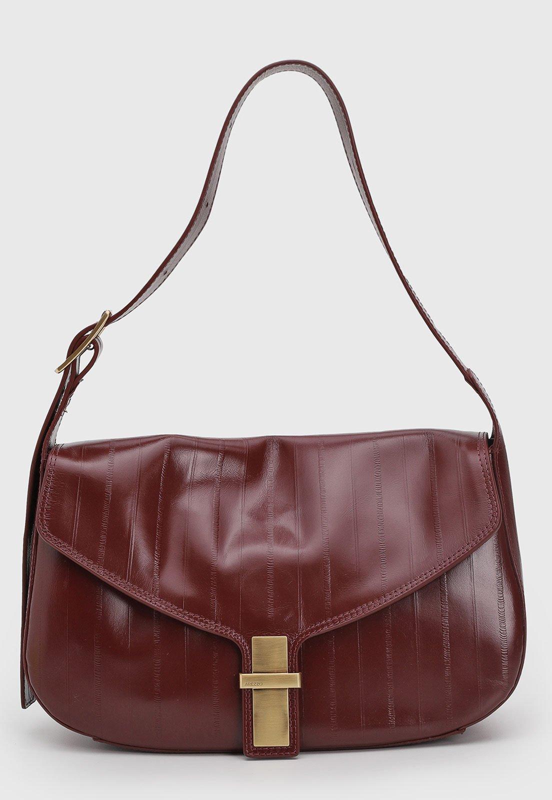 Bolsa Feminina Arezzo Estruturada Vinho