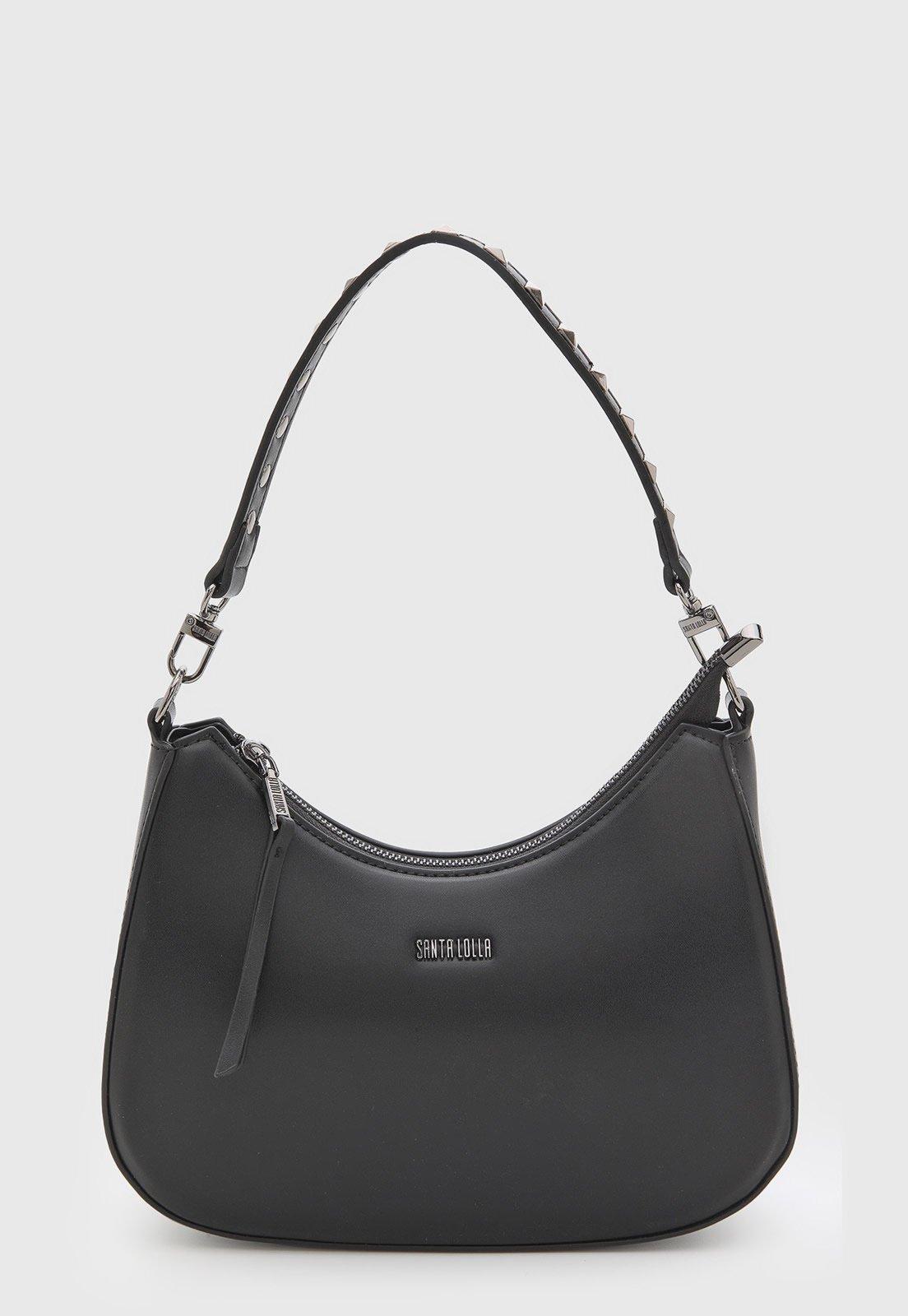 Bolsa Feminina Santa Lolla Alça Detalhe Preta