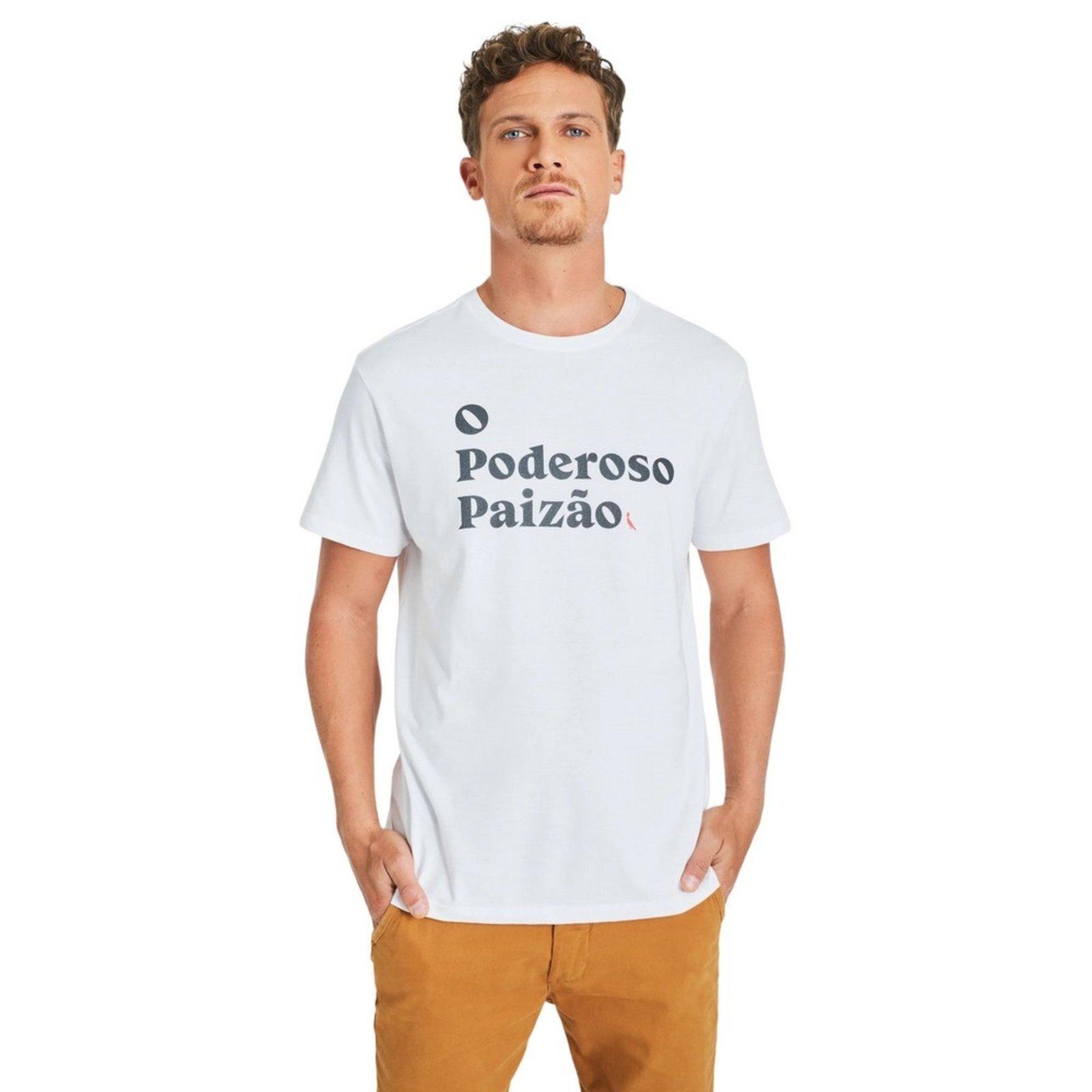 Camiseta Poderoso Paizao Reserva Branco