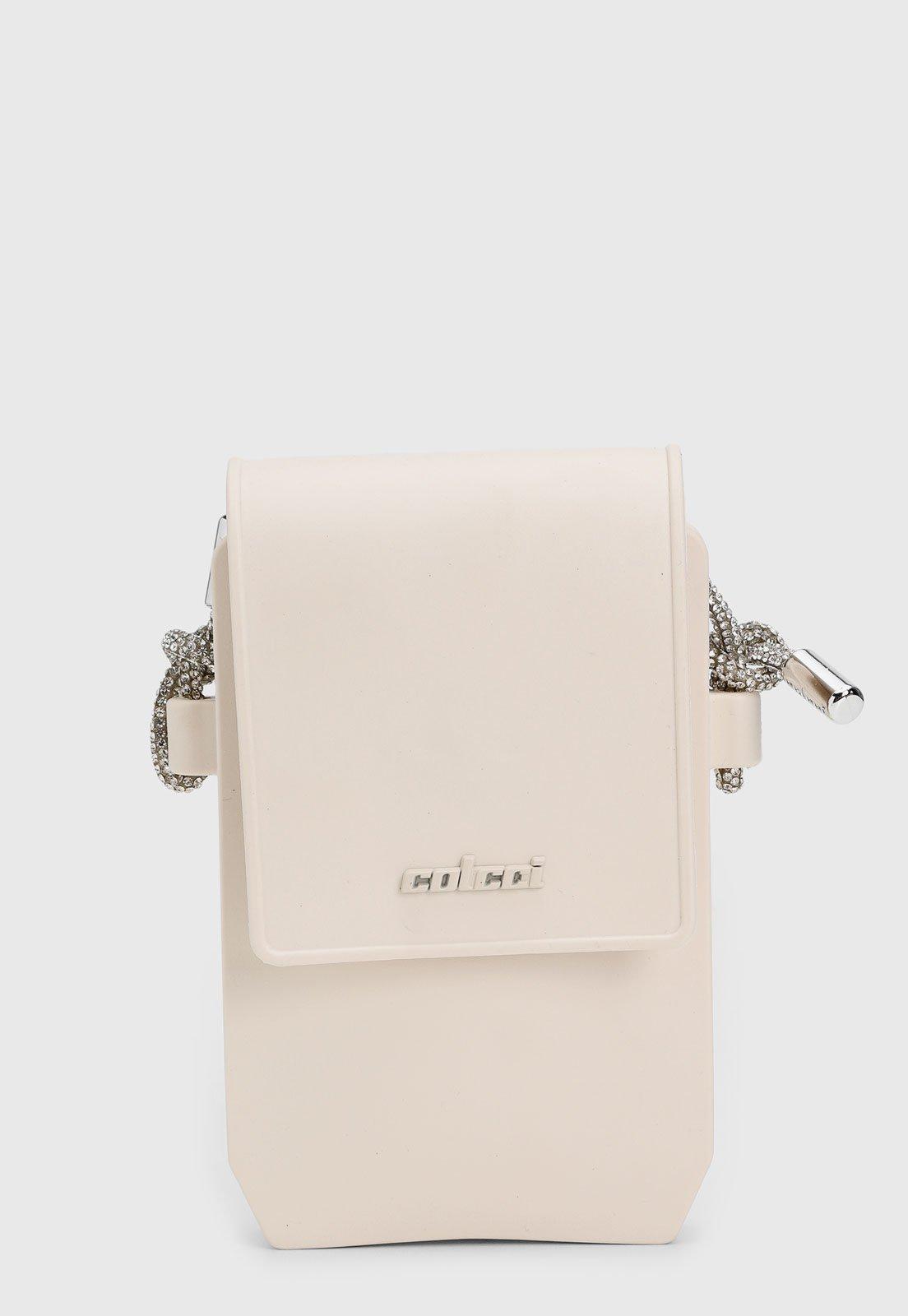 Bolsa Feminina Colcci Compacta Alça Corrente Off-White