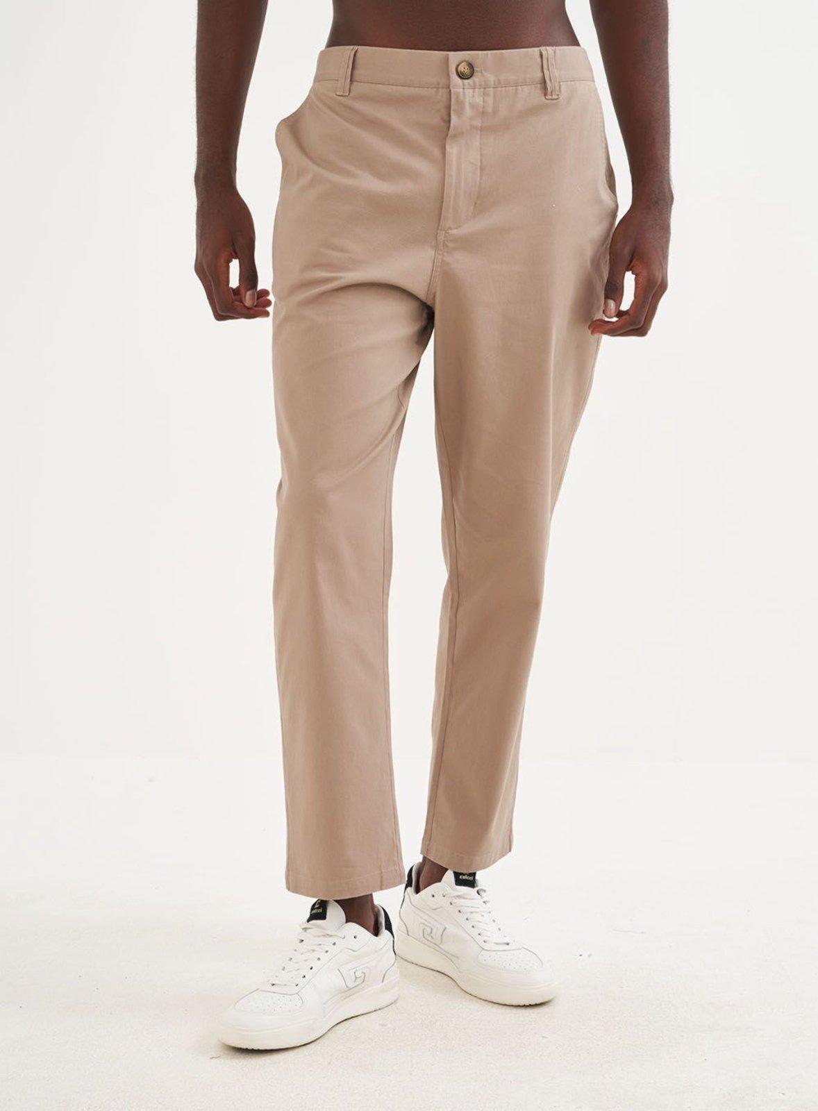 Calça Chino Casual Colcci Bege Sand Castle