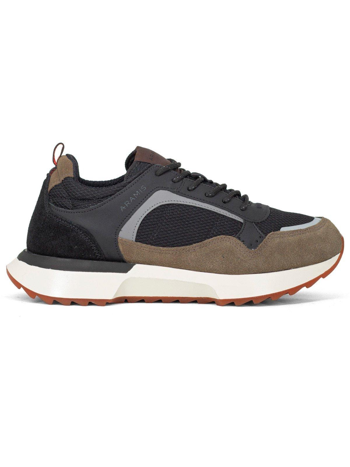 Tênis Masculino Aramis Casual Icon Milano Camurça Confortável Urbano Preto