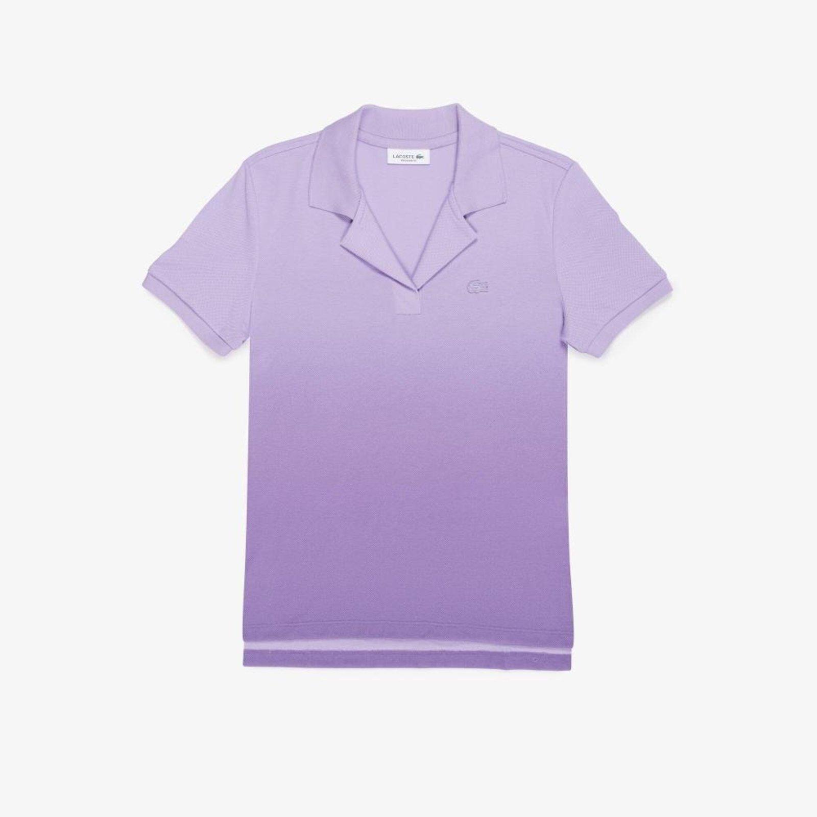 Polo Piqué Stretch com Caimento Regular Roxo