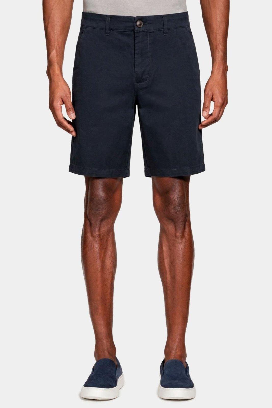 Bermuda Aramis Chino Casual em Sarja Navy