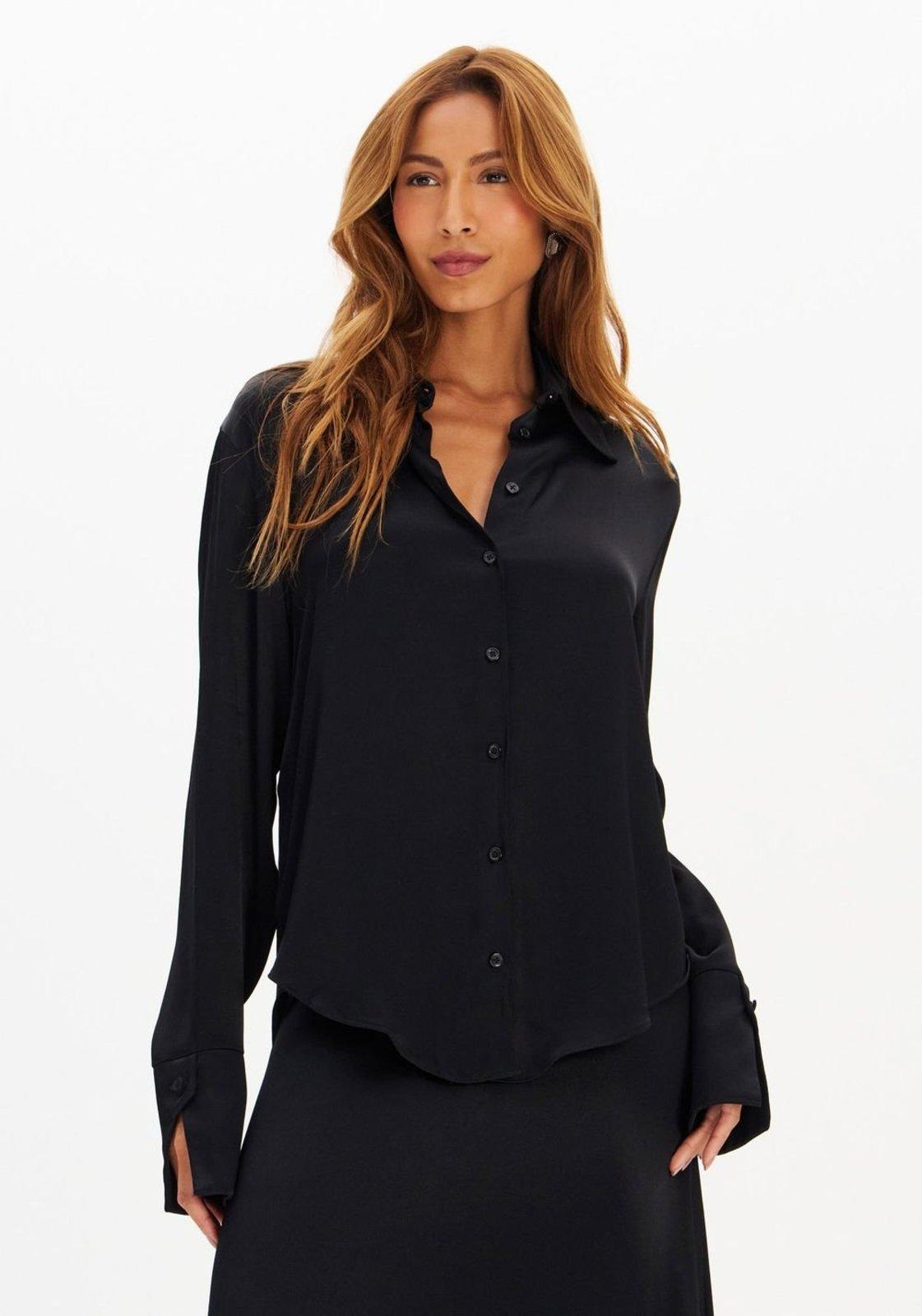 Camisa Alongada Manga Longa Lança Perfume