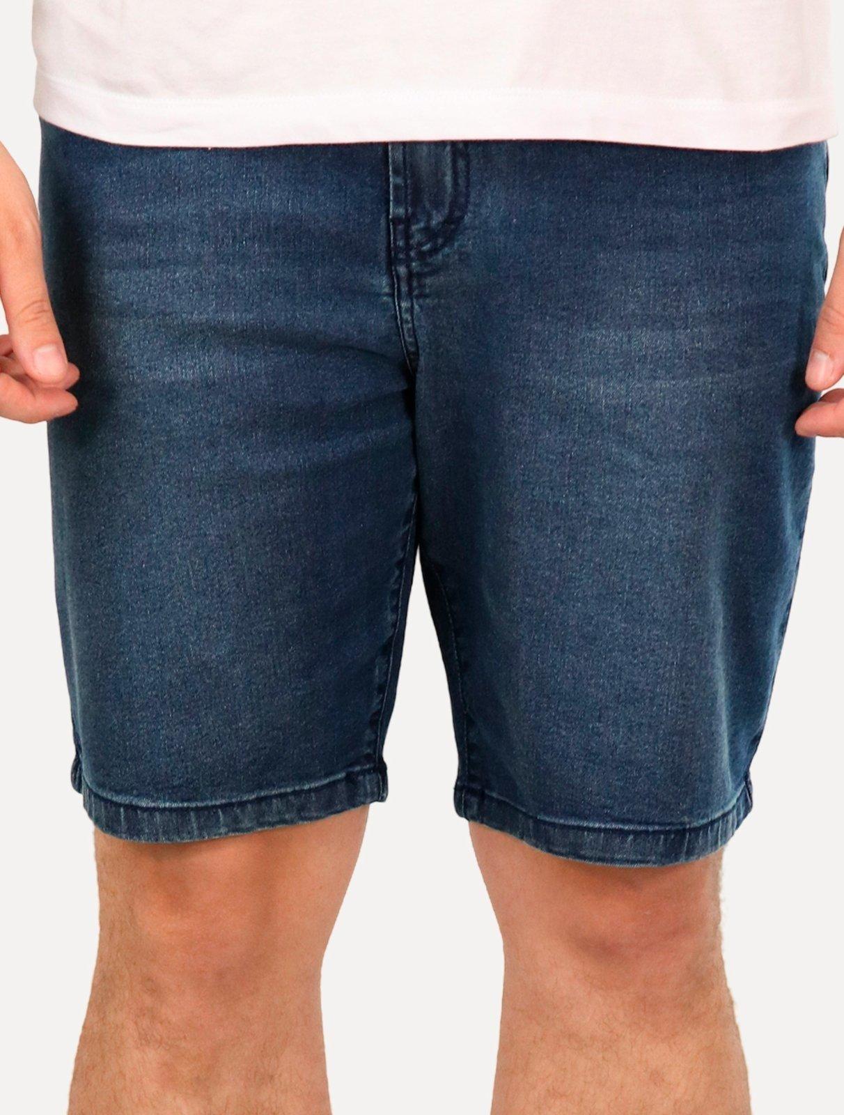 Bermuda John John Jeans Masculina Clássica Cartagena Azul Médio
