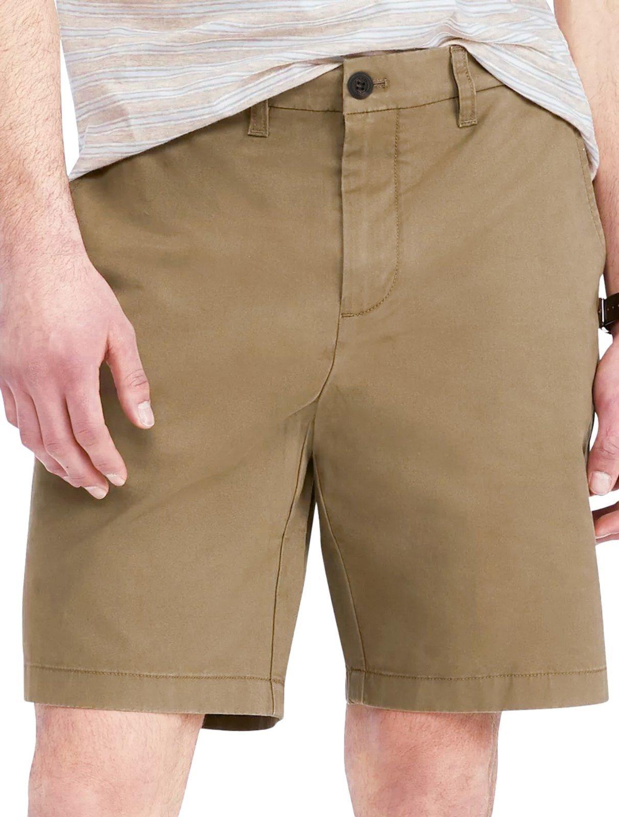 Bermuda Tommy Hilfiger Masculina de Sarja Stretch Cáqui