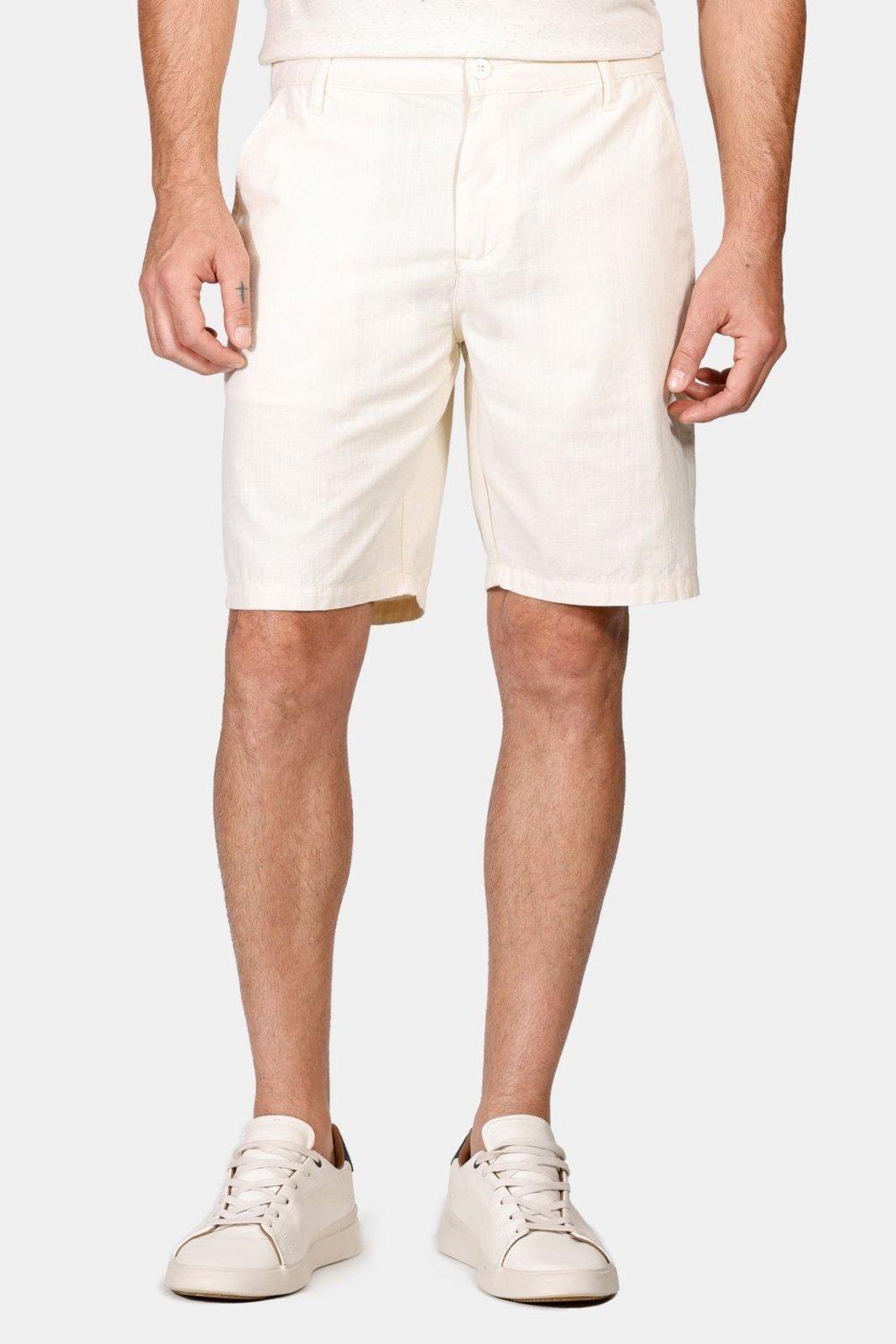 Bermuda Chino Flame Colors Amarelo Claro