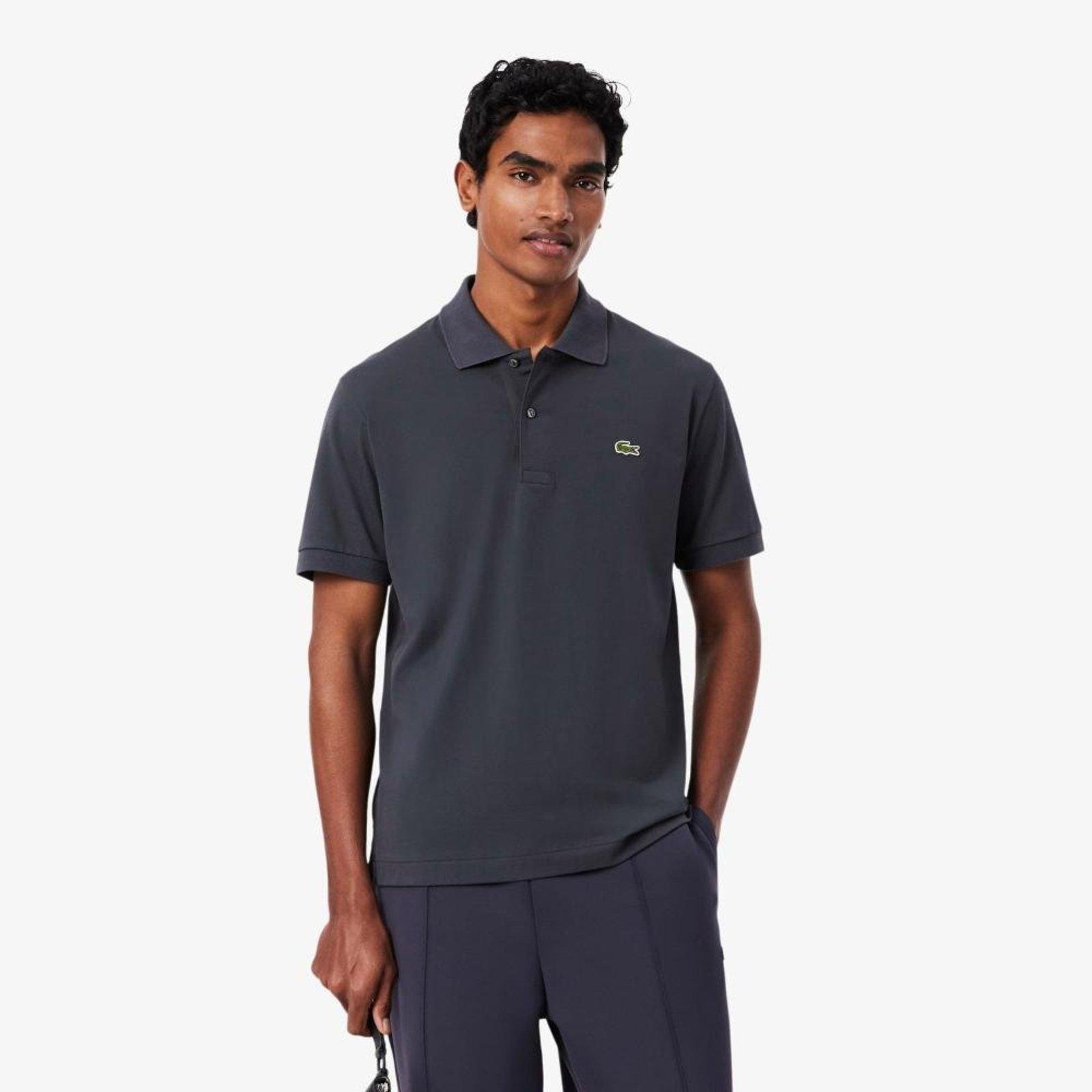 Camisa Polo L.12.12 LIGHT Piqué, ajuste clássico Cinza
