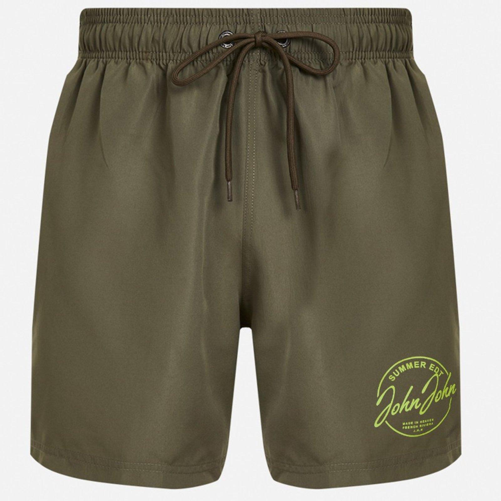 Short John John Summer Edit Ve25 Marrom Masculino