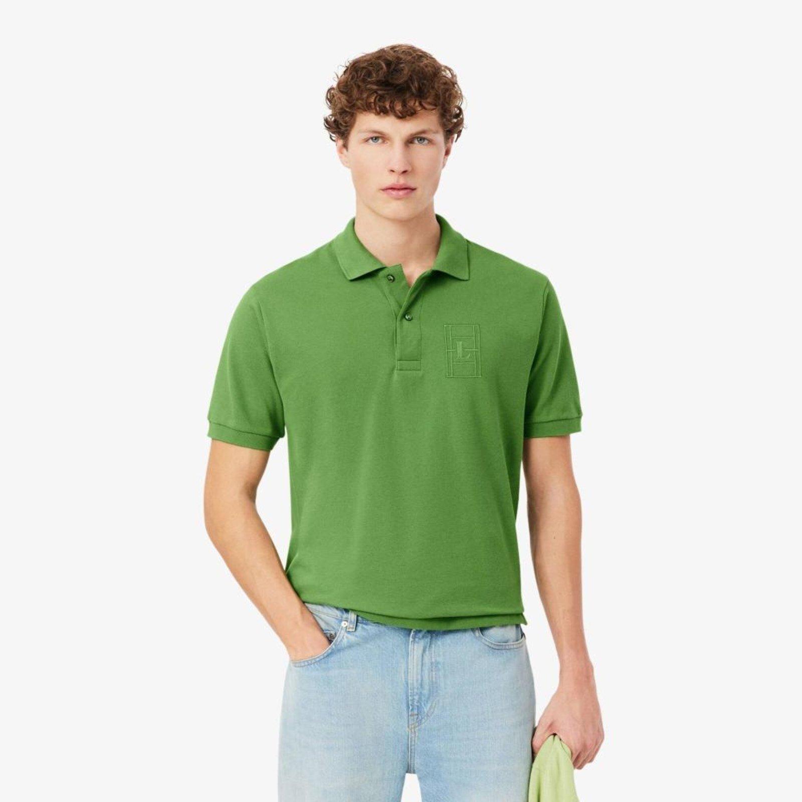 Polo Petit Piqué com Bordado – Classic Fit Verde