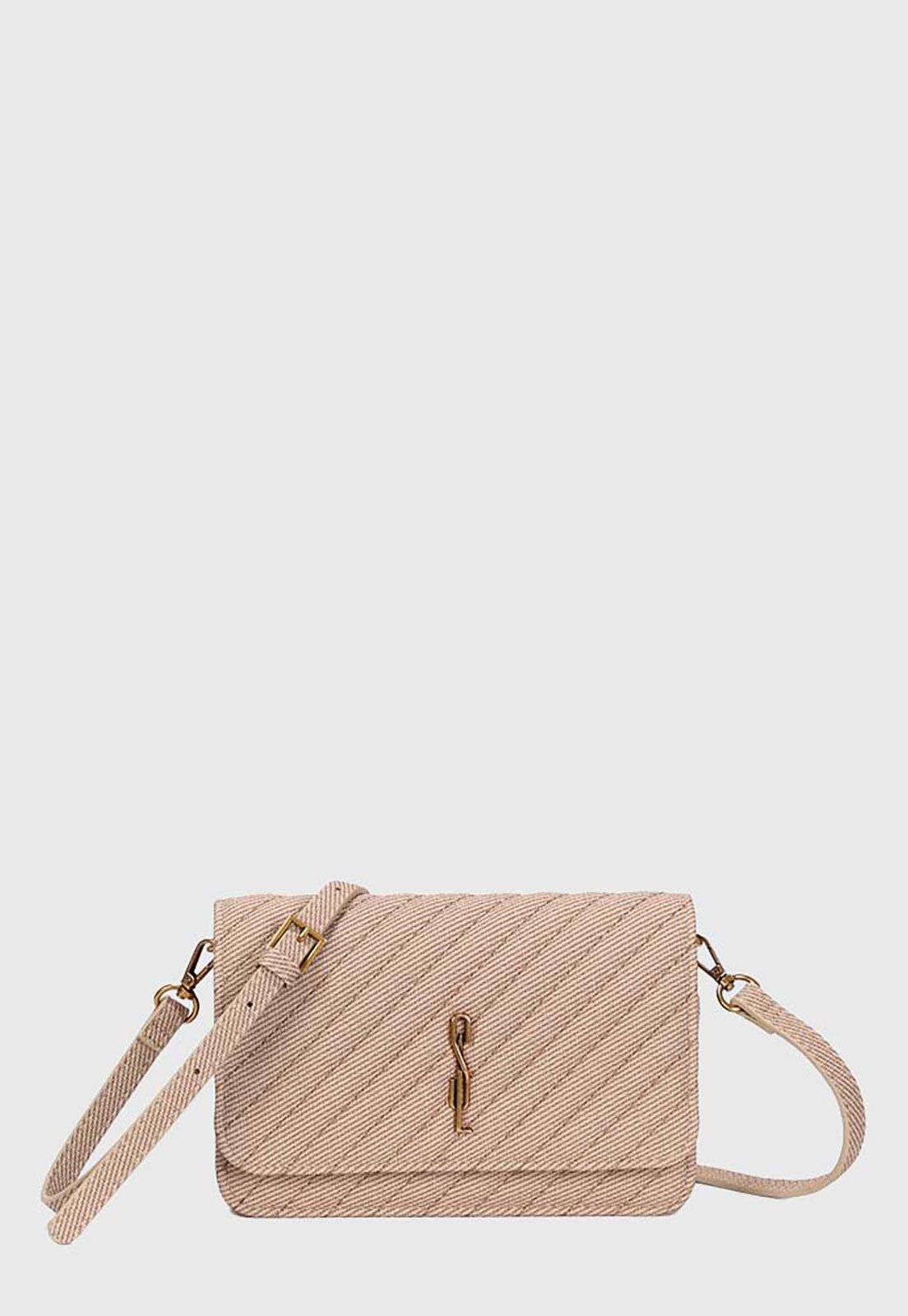 Bolsa Feminina Santa Lolla Matelassê Bege