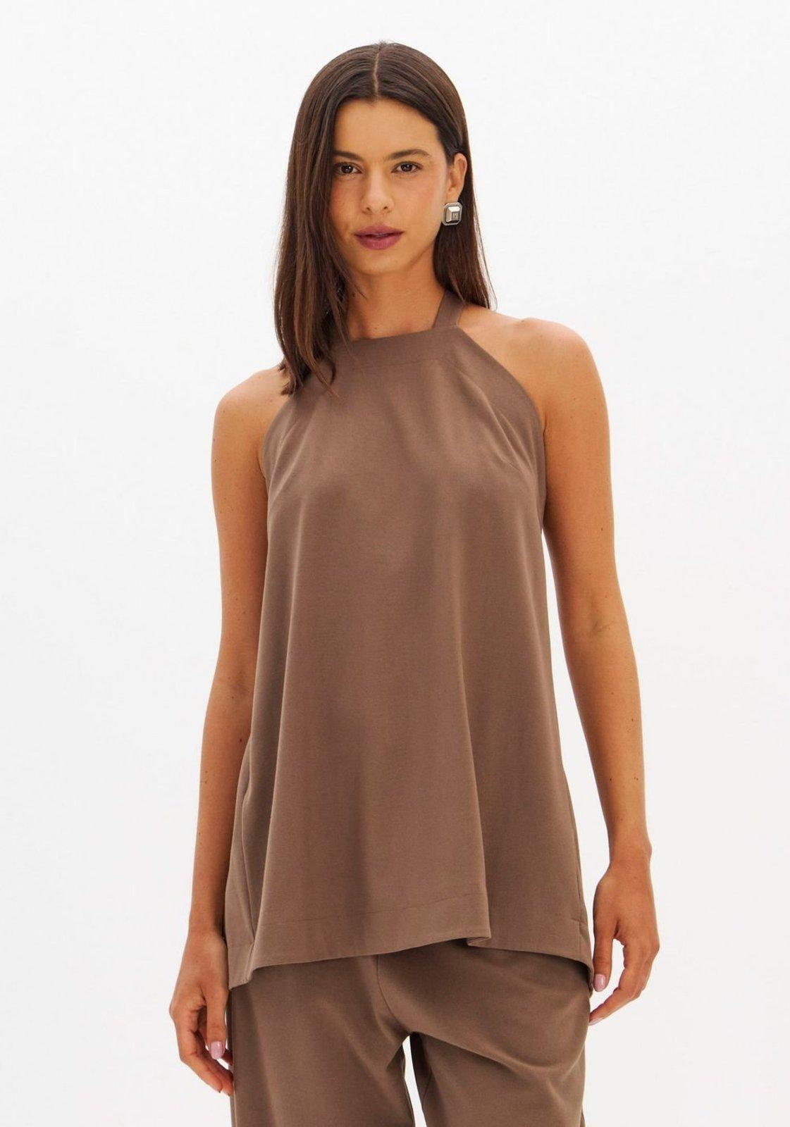 Blusa Alongada Frente Única Lança Perfume
