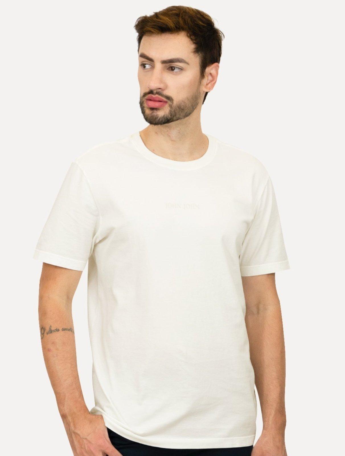 Camiseta John John Masculina Regular Clean Graphic Off-White
