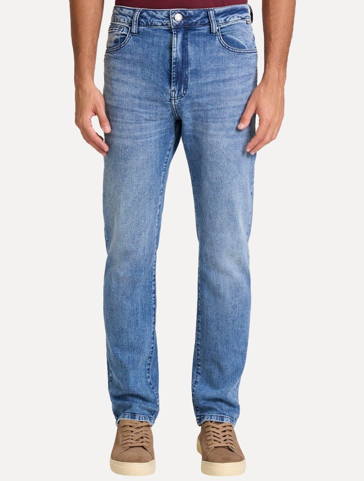 Calça John John Jeans Masculina Slim Lisboa Azul Claro