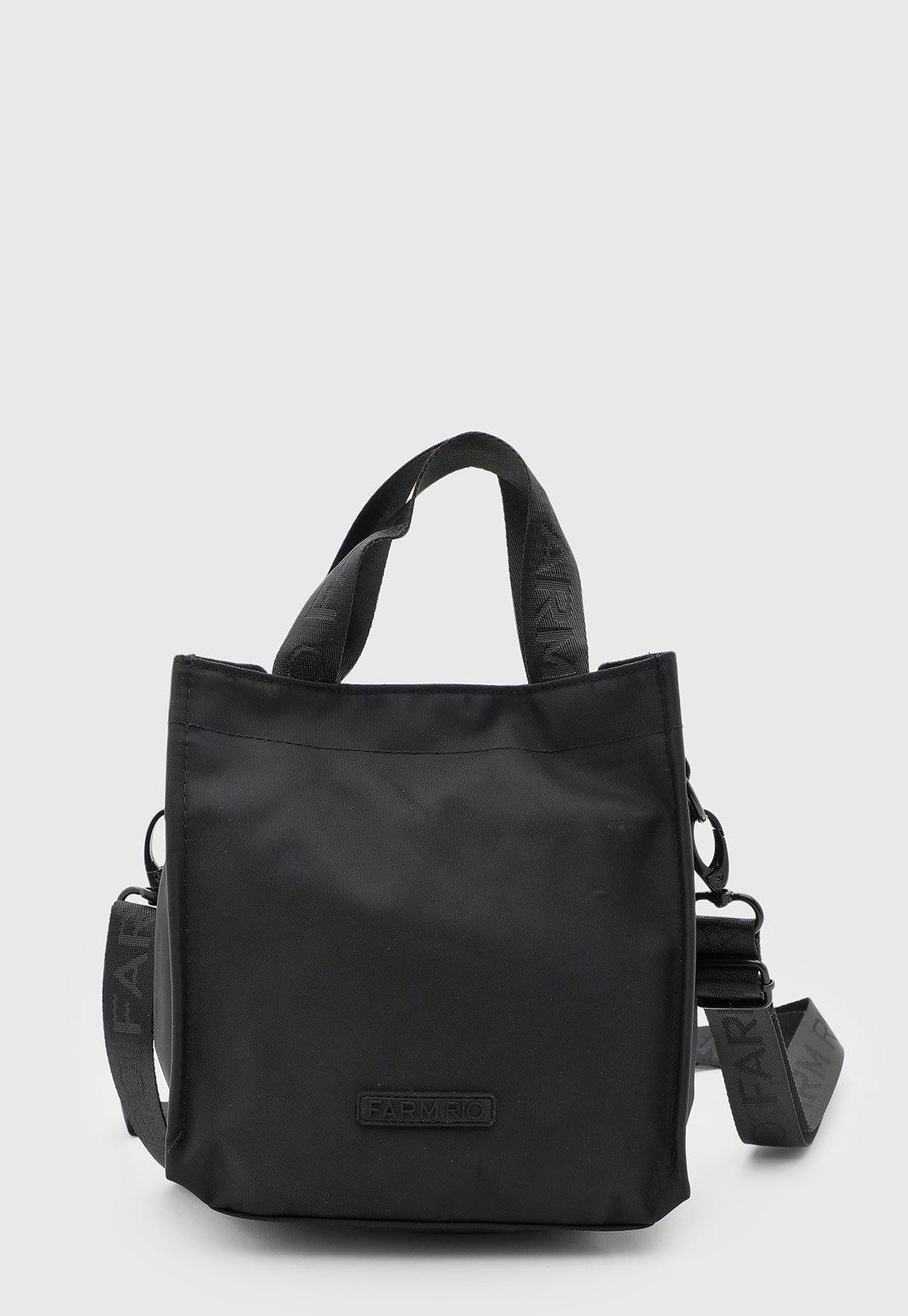 Bolsa Feminina FARM Design Retangular Preta