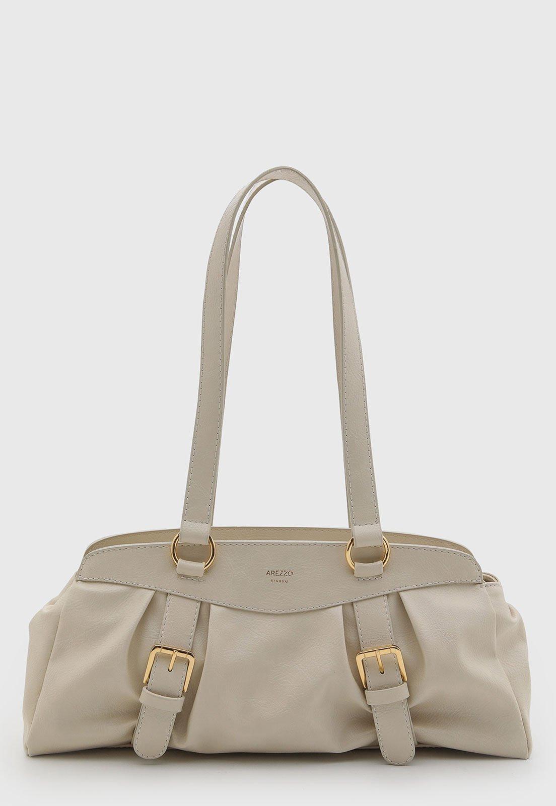 Bolsa Feminina Arezzo Estruturada Bege