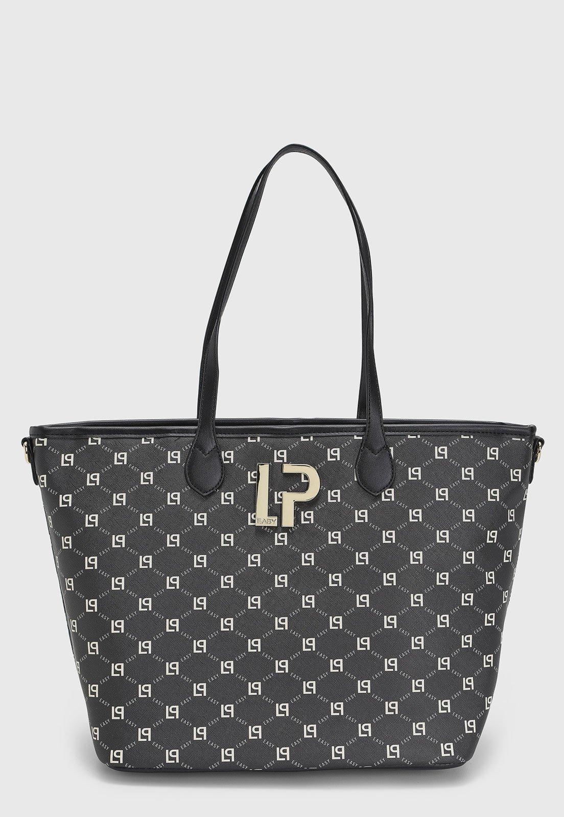 Bolsa Feminina Lança Perfume Monograma Preta