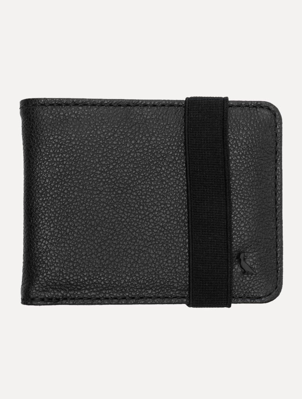 Carteira Reserva Masculina Couro Oslo Parma Elástico Preta