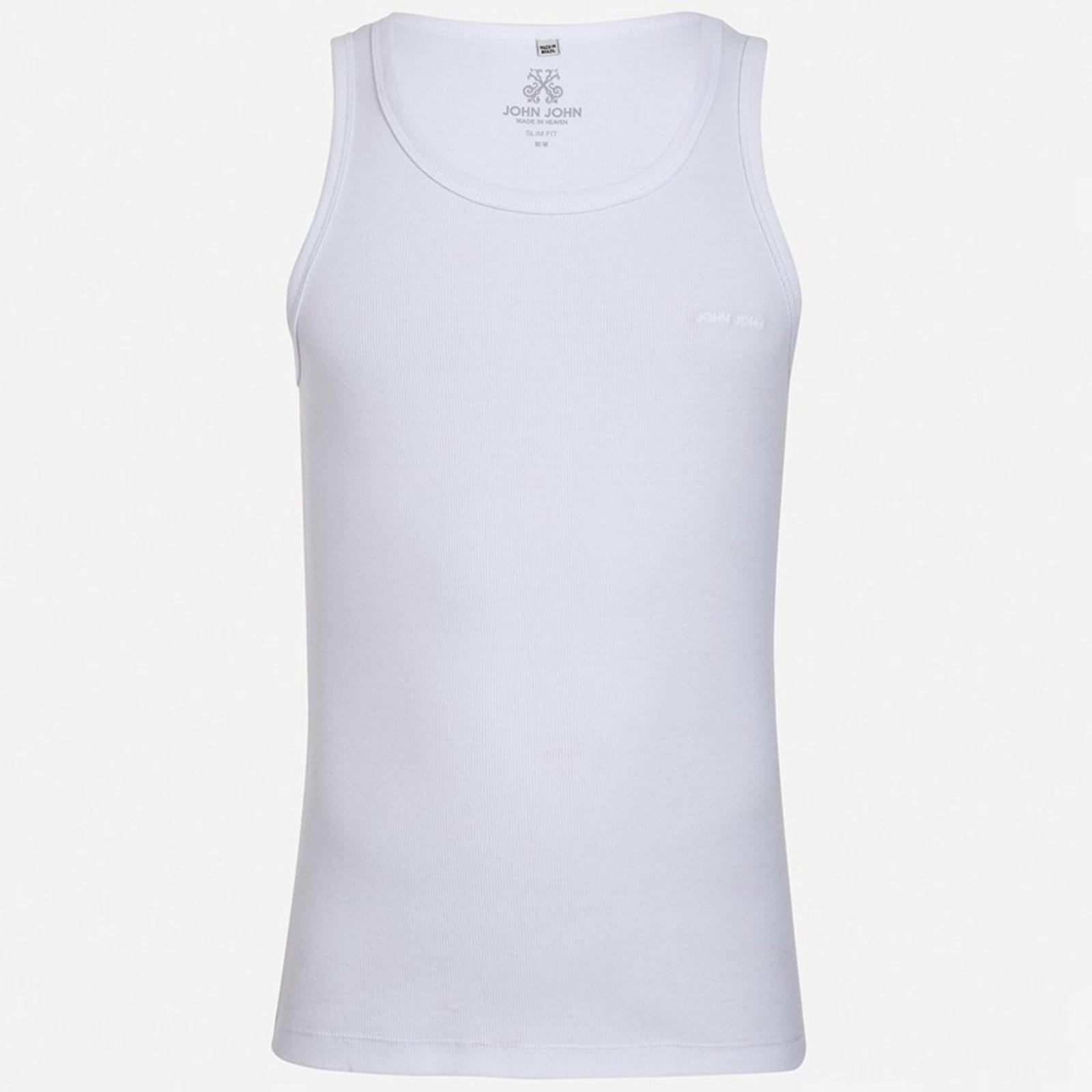 Regata John John Under Ve25 Branco Masculino