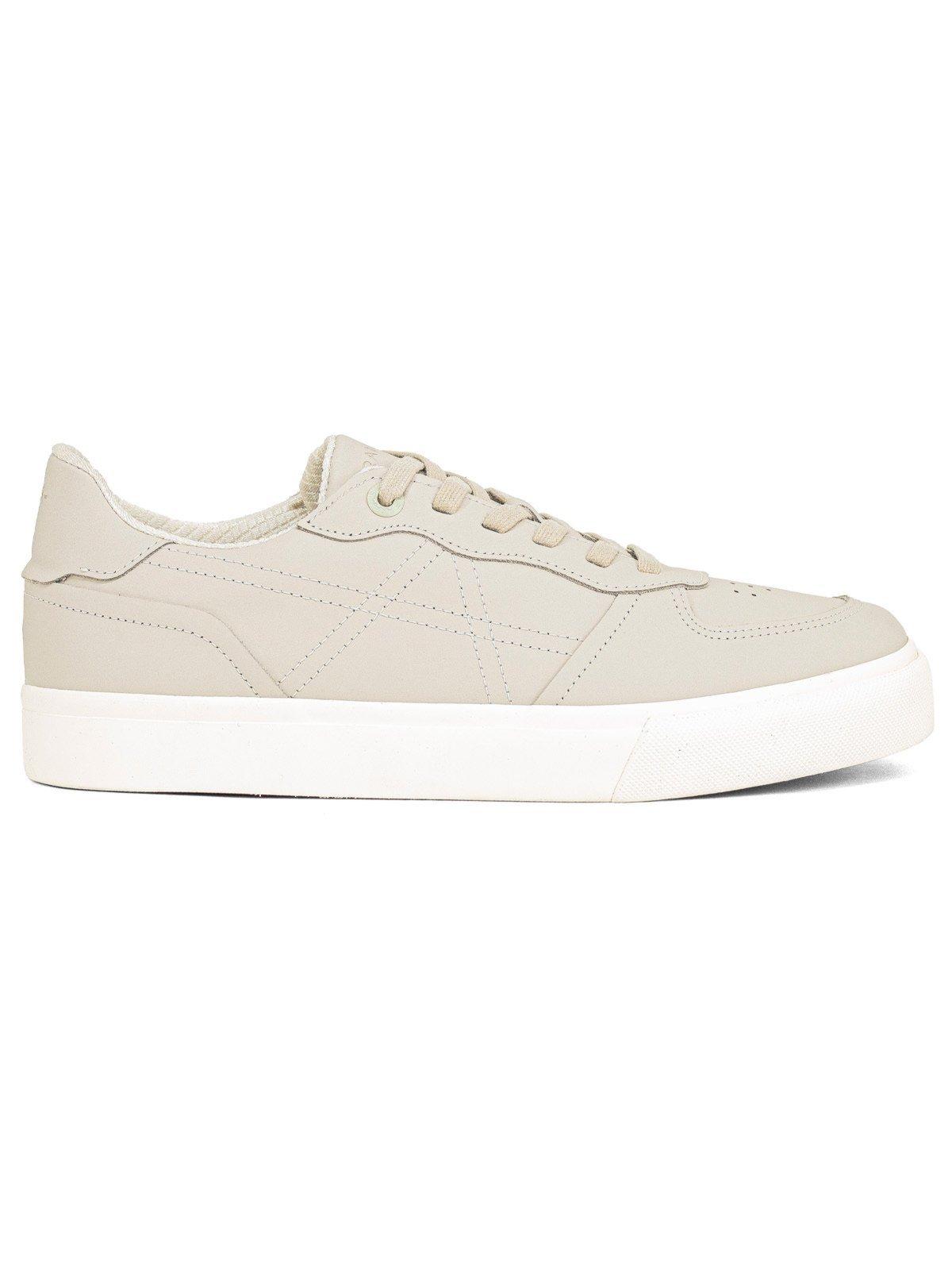 Tênis Masculino Aramis Casual Smart Active Couro Emborrachado Confortável Branco Off White