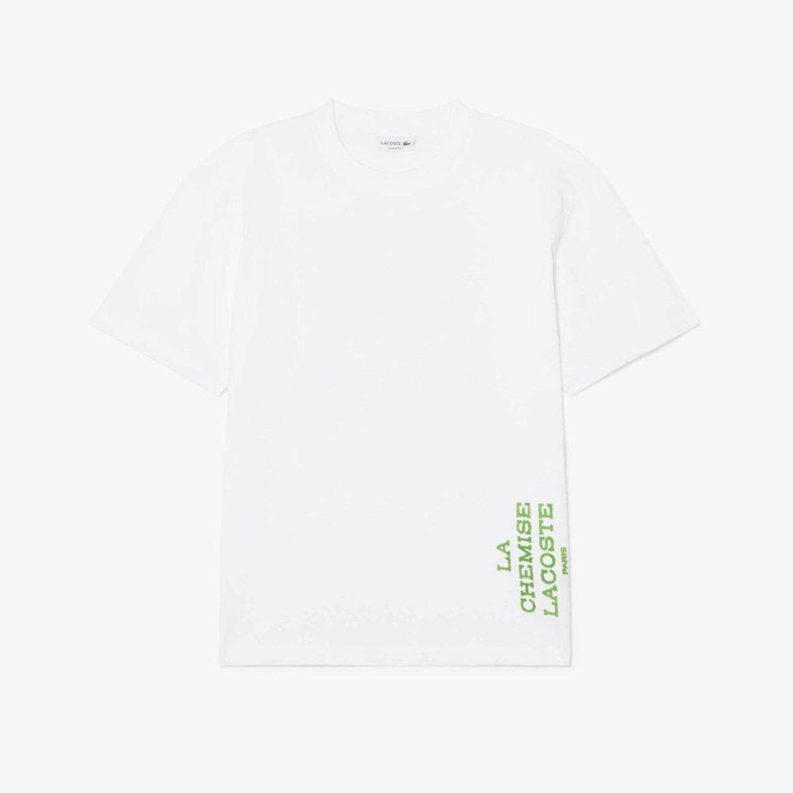 Camiseta de Algodão Estampada — Modelagem ampla Branco - GG Branco