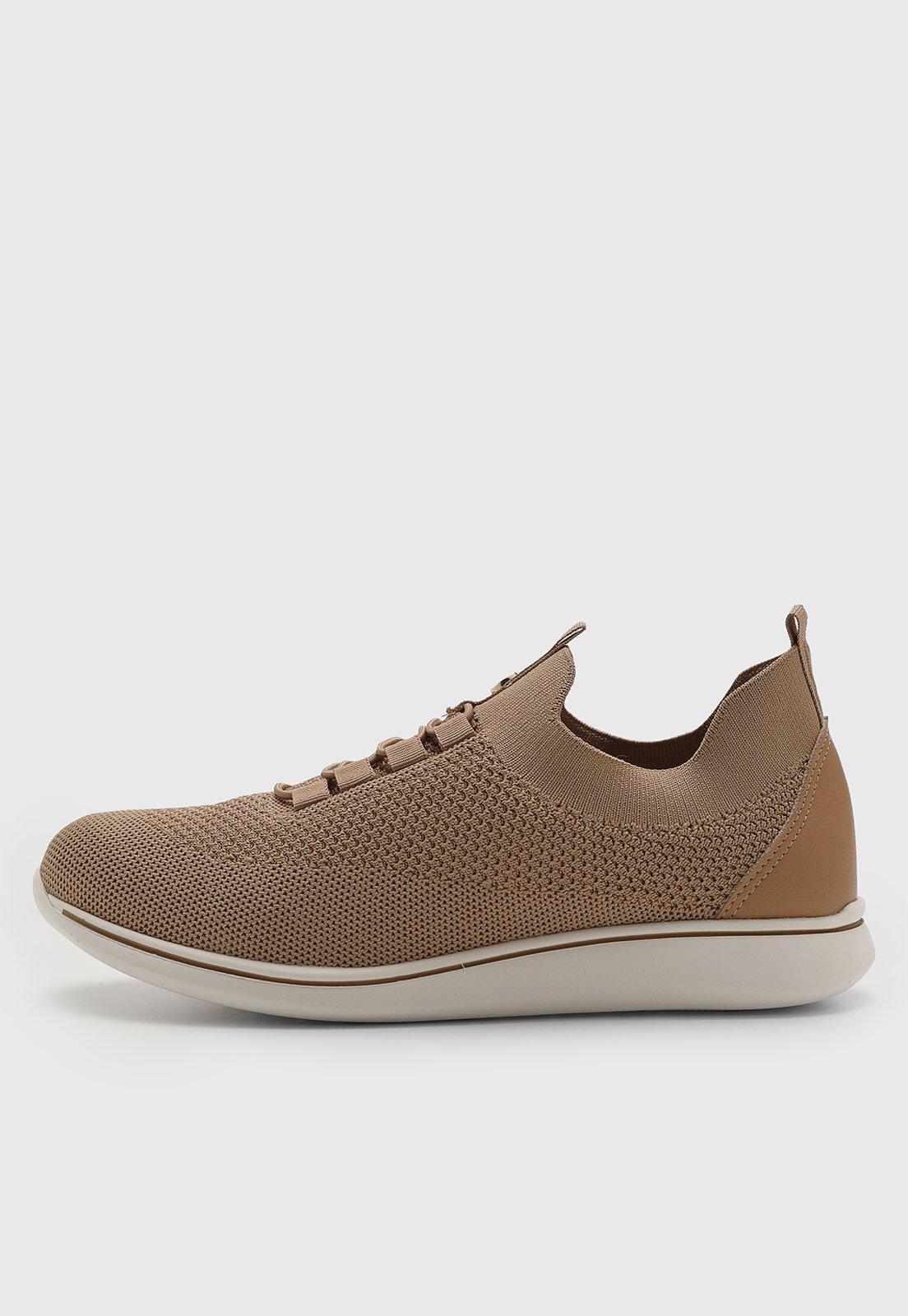 Tênis Feminino Vizzano Cadarço Bege