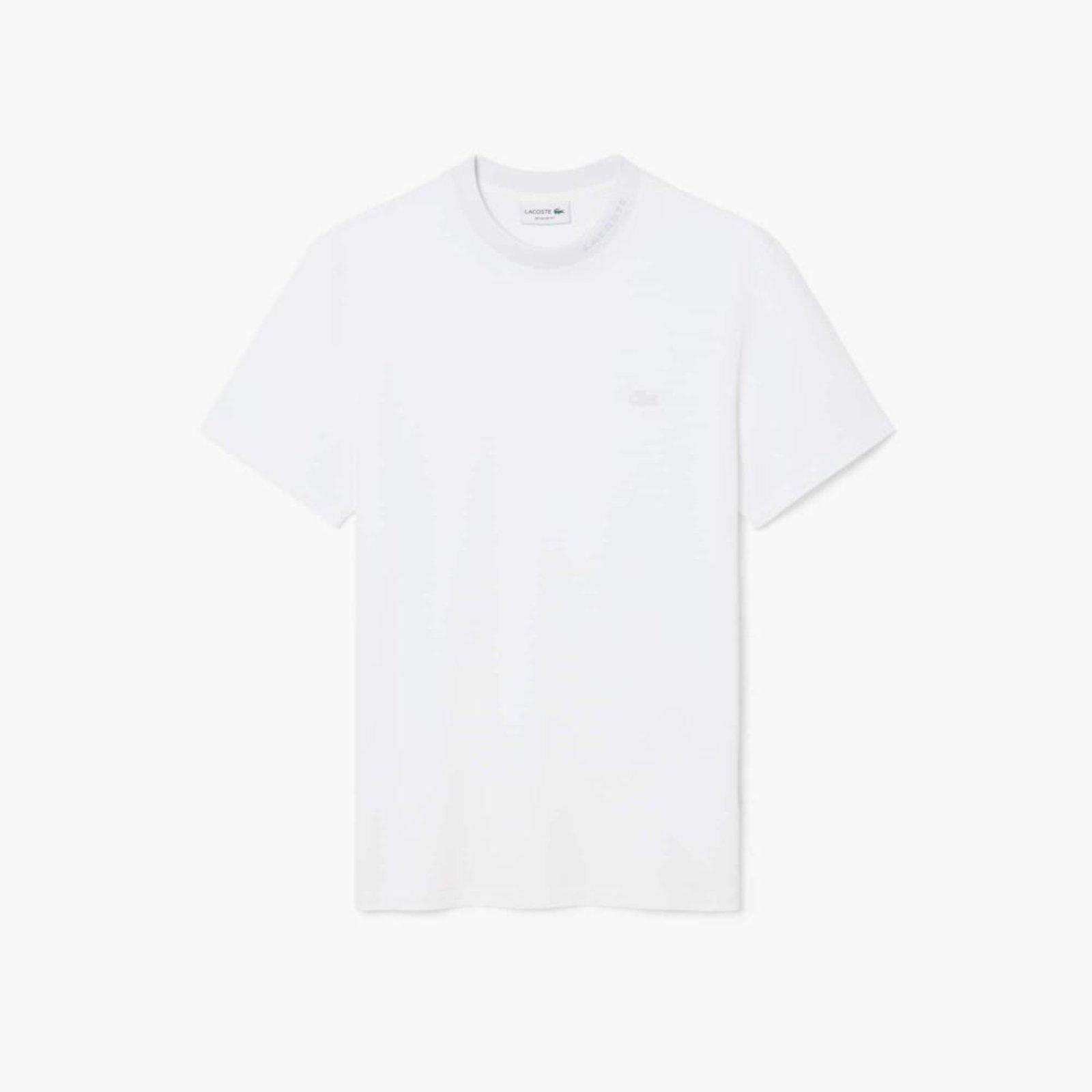 Camiseta piqué com marca de jacquard Branco - 2GG Branco