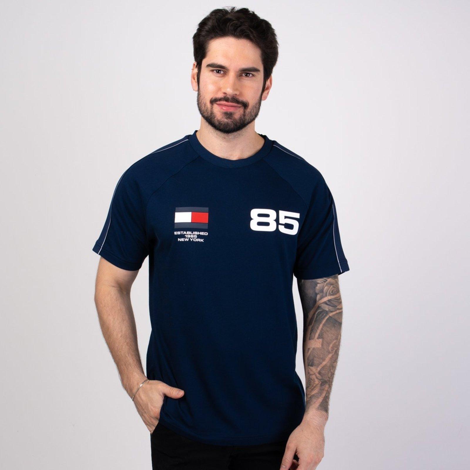 Camiseta Tommy Hilfiger World Cup Azul Marinho