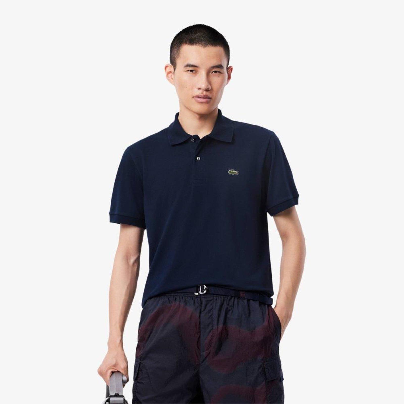 Camisa Polo Lacoste L.12.12 LIGHT Piqué, ajuste clássico Azul