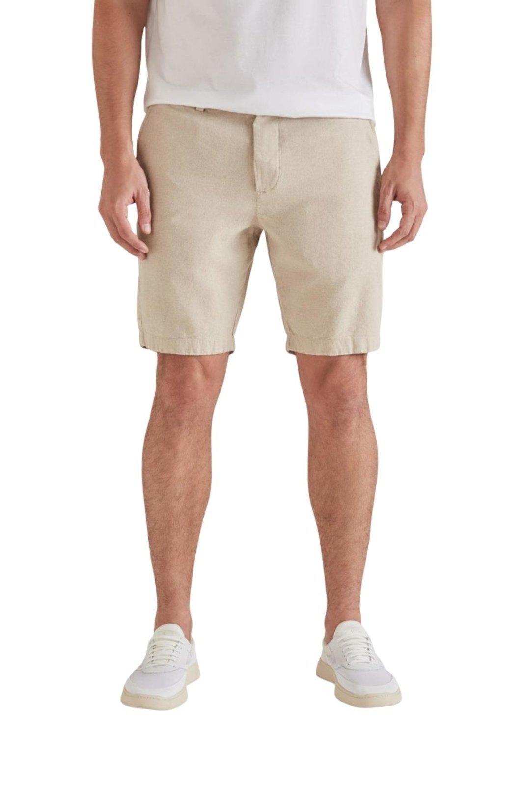 Bermuda Casual Linho Ii Reserva Bege