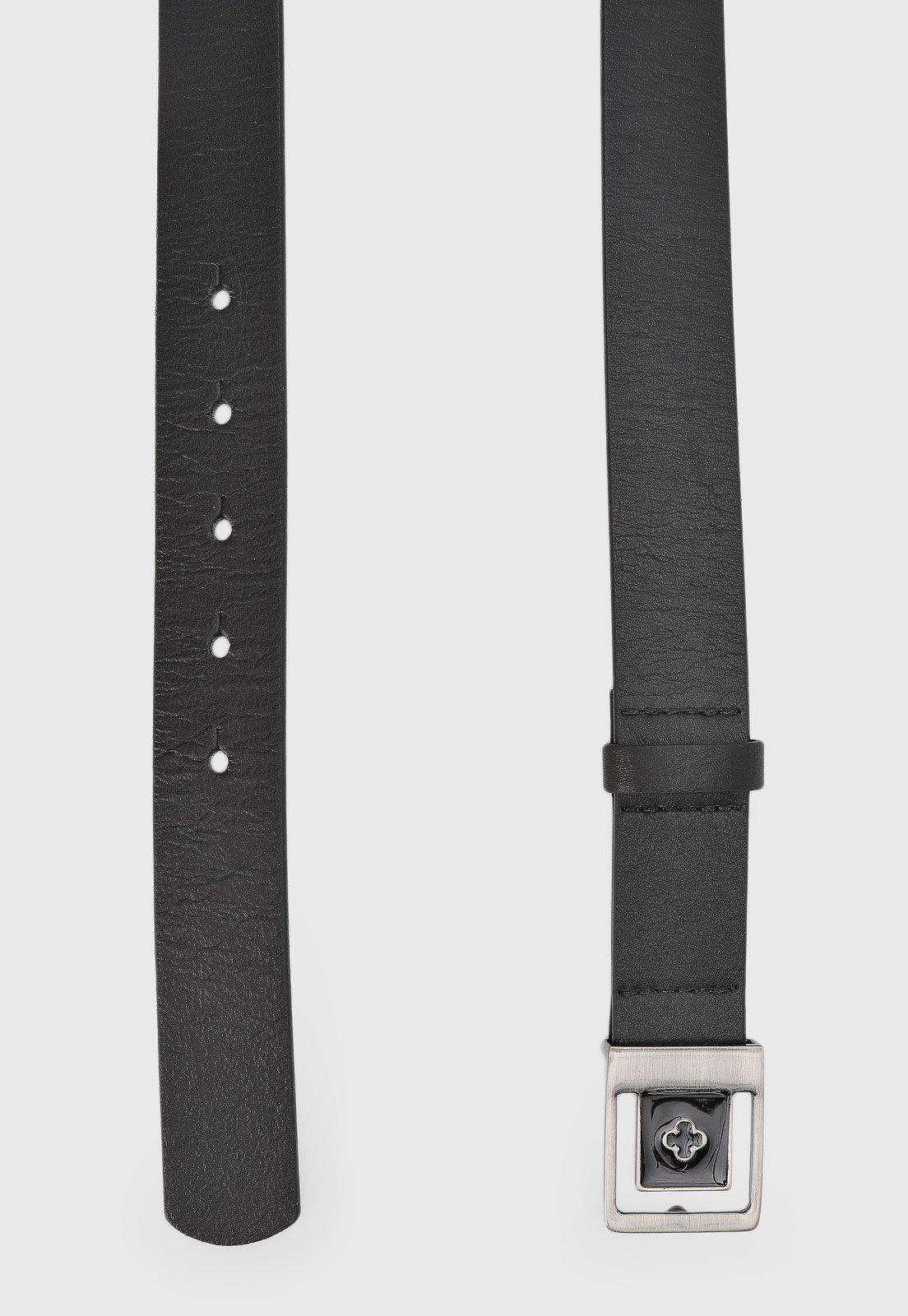 Cinto Feminino Capodarte Fivela Monograma Preto