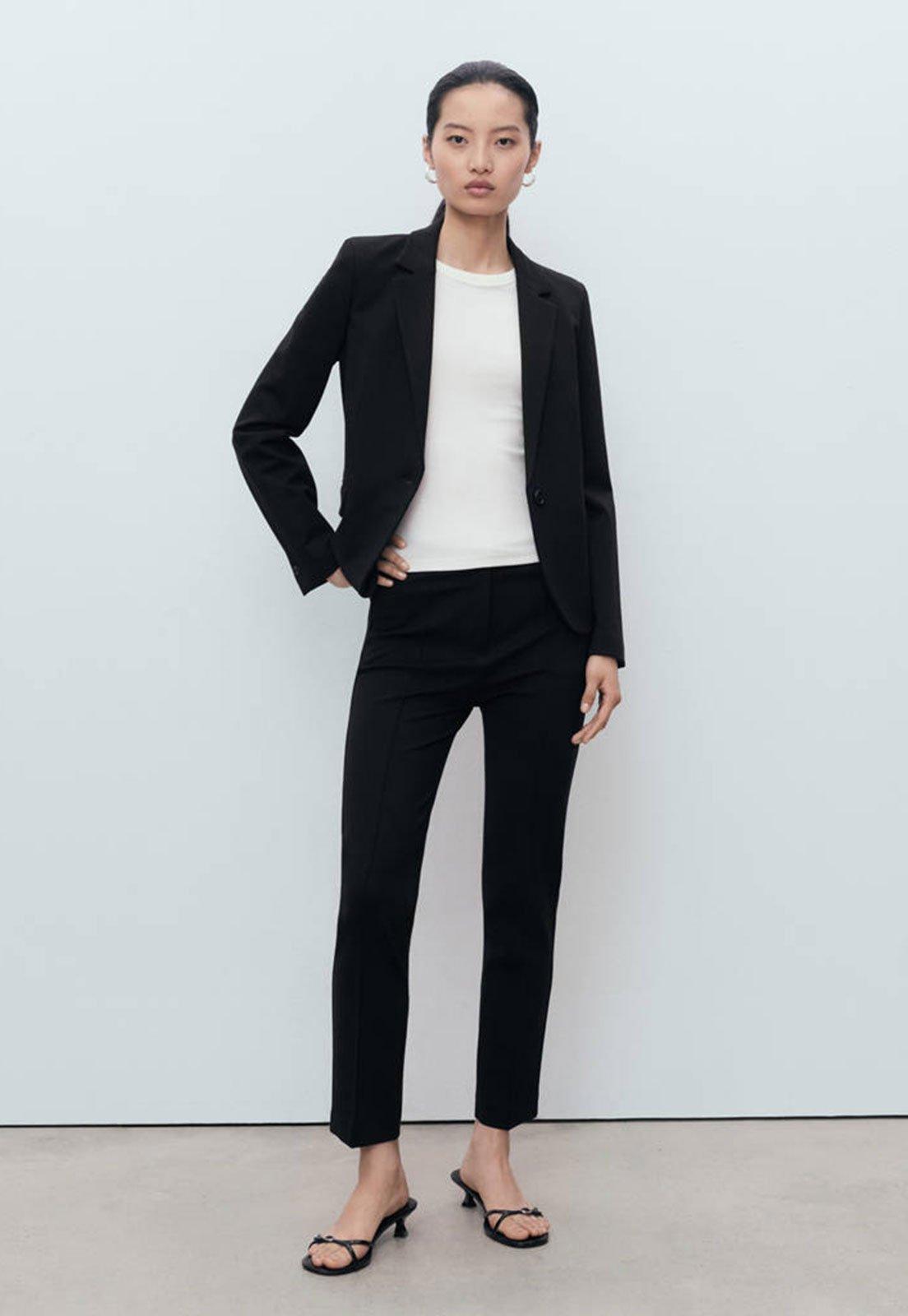 Calça Feminina Mango Paloma Preta