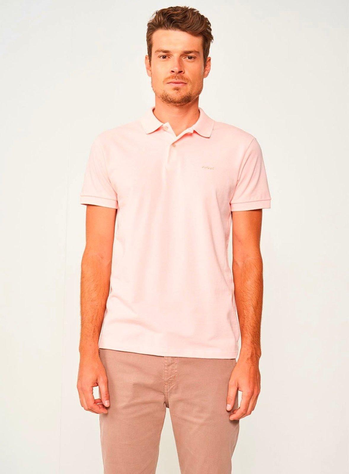 Camisa Polo Masculina Colcci Rosa Flutter