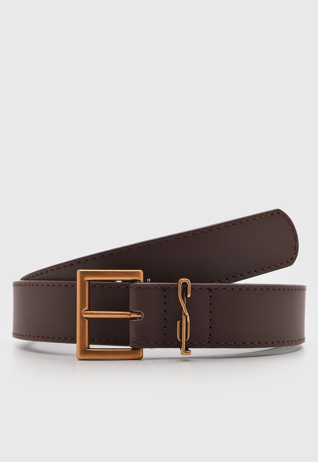 Cinto Feminino Santa Lolla Couro Marrom