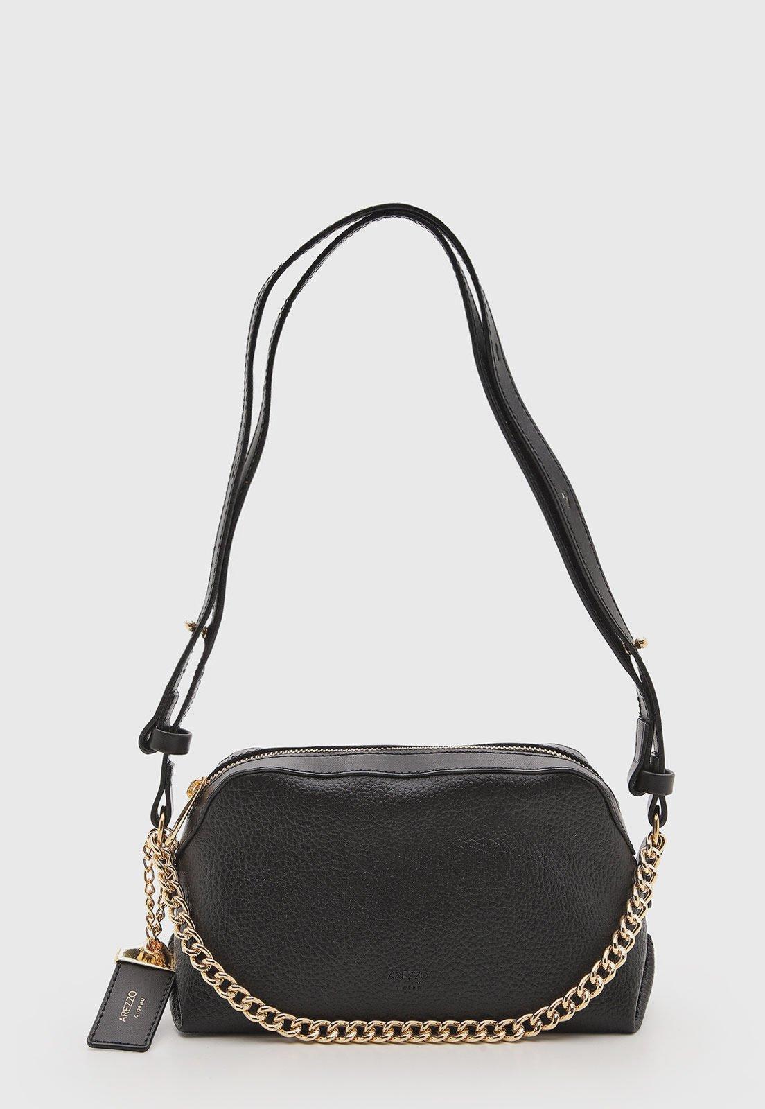 Bolsa Feminina Arezzo Alça Corrente Preta