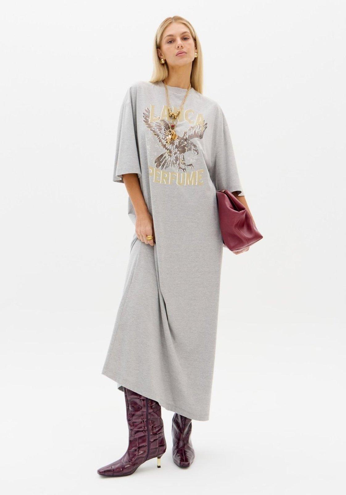 Vestido T-dress Super Midi Lança Perfume