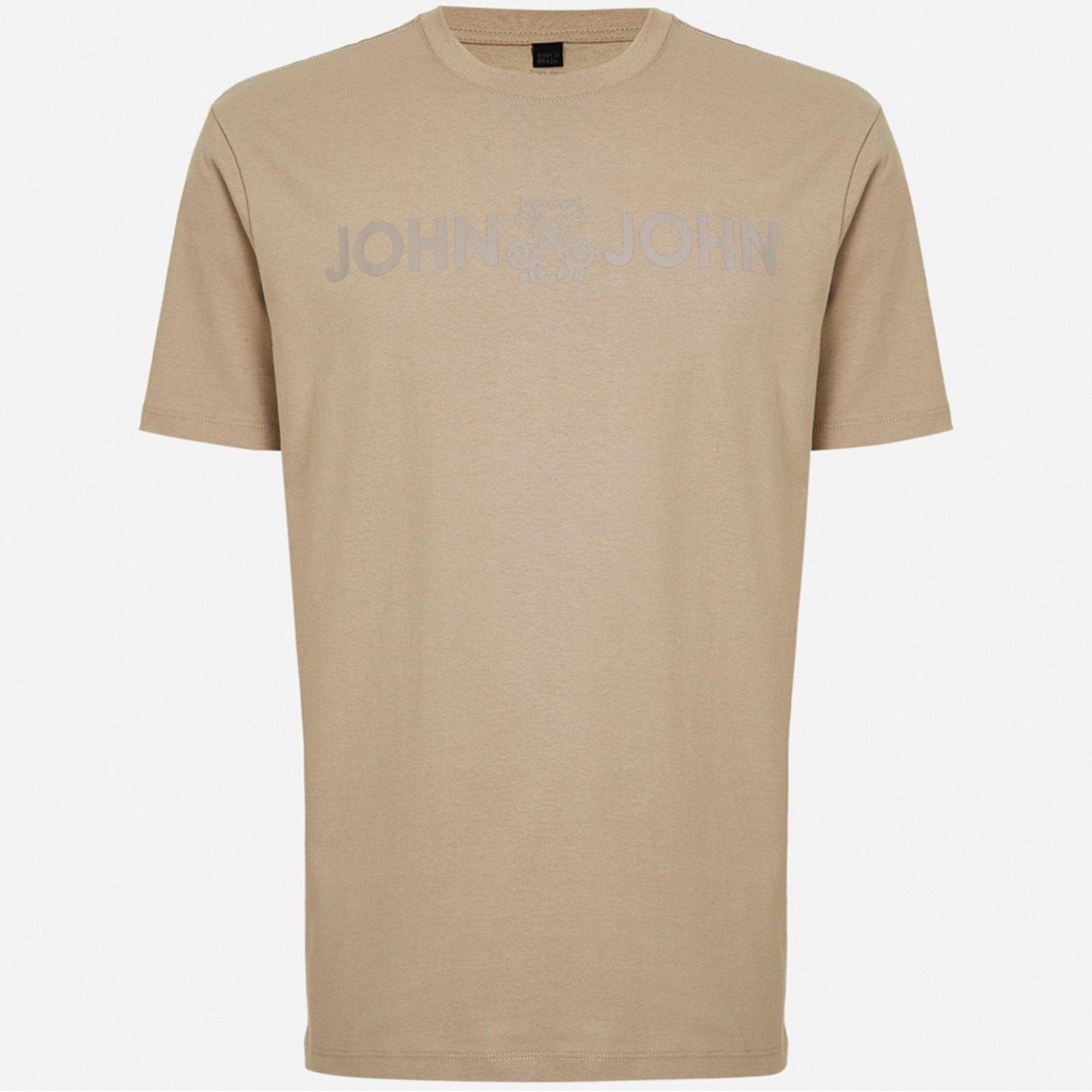 Camiseta John John Rg Basic Ve25 Bege Masculino