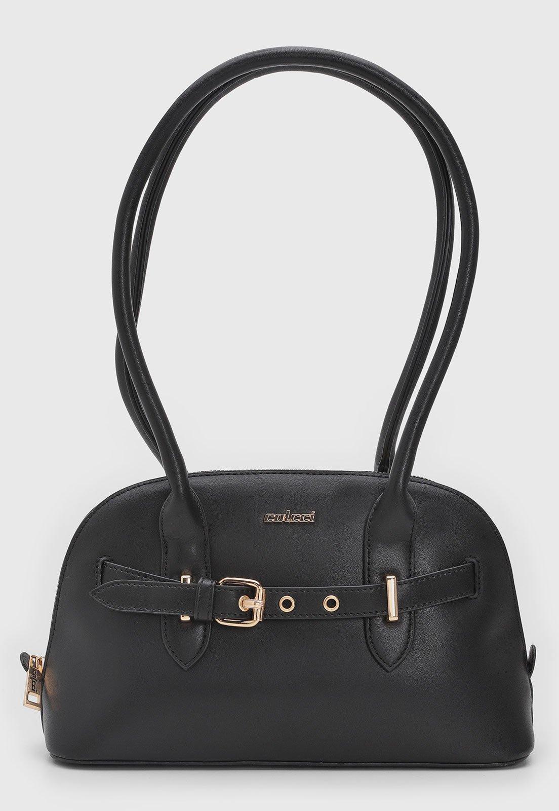 Bolsa Feminina Colcci Detalhe Fivela Preta
