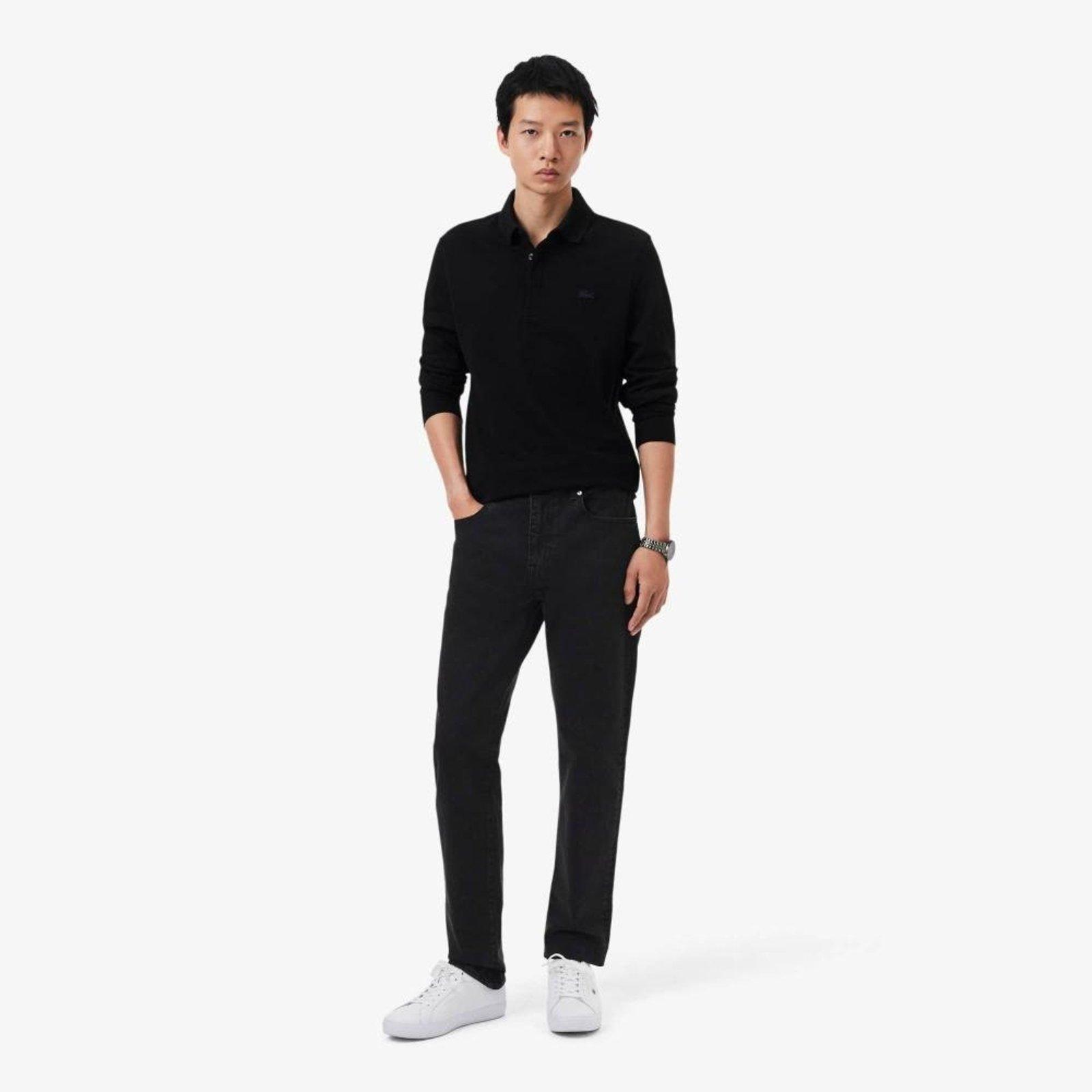 Calça Jeans Slim Fit Indigo com 5 Bolsos Preto - 40 Preto