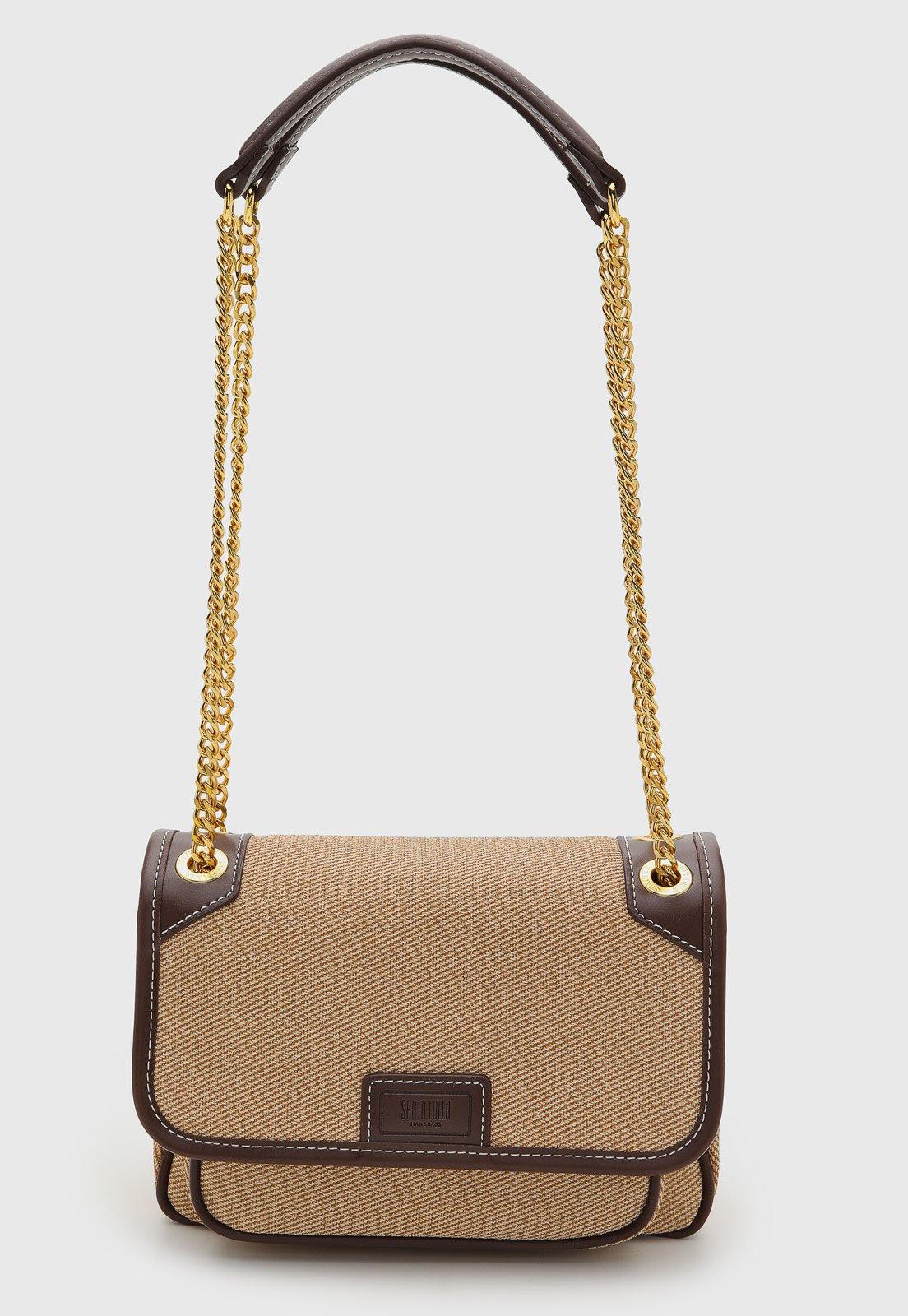 Bolsa Feminina Santa Lolla Média Bege