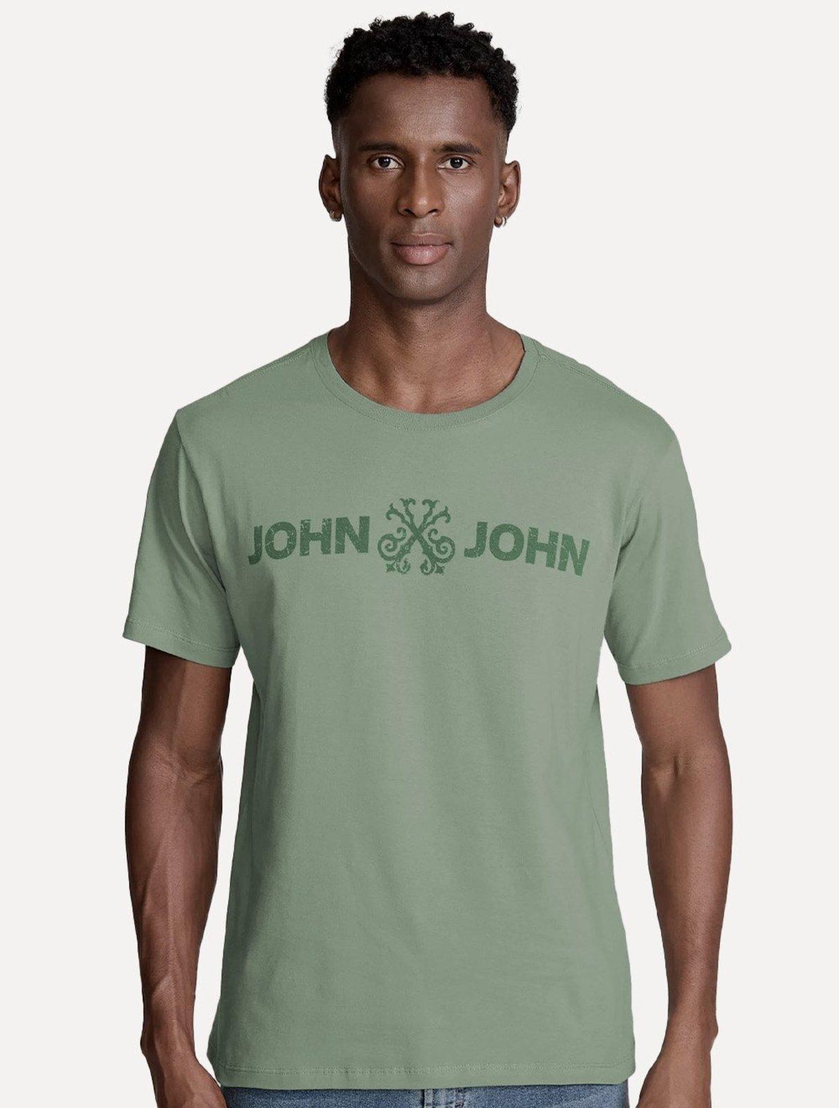 Camiseta John John Masculina Fit Basic Verde