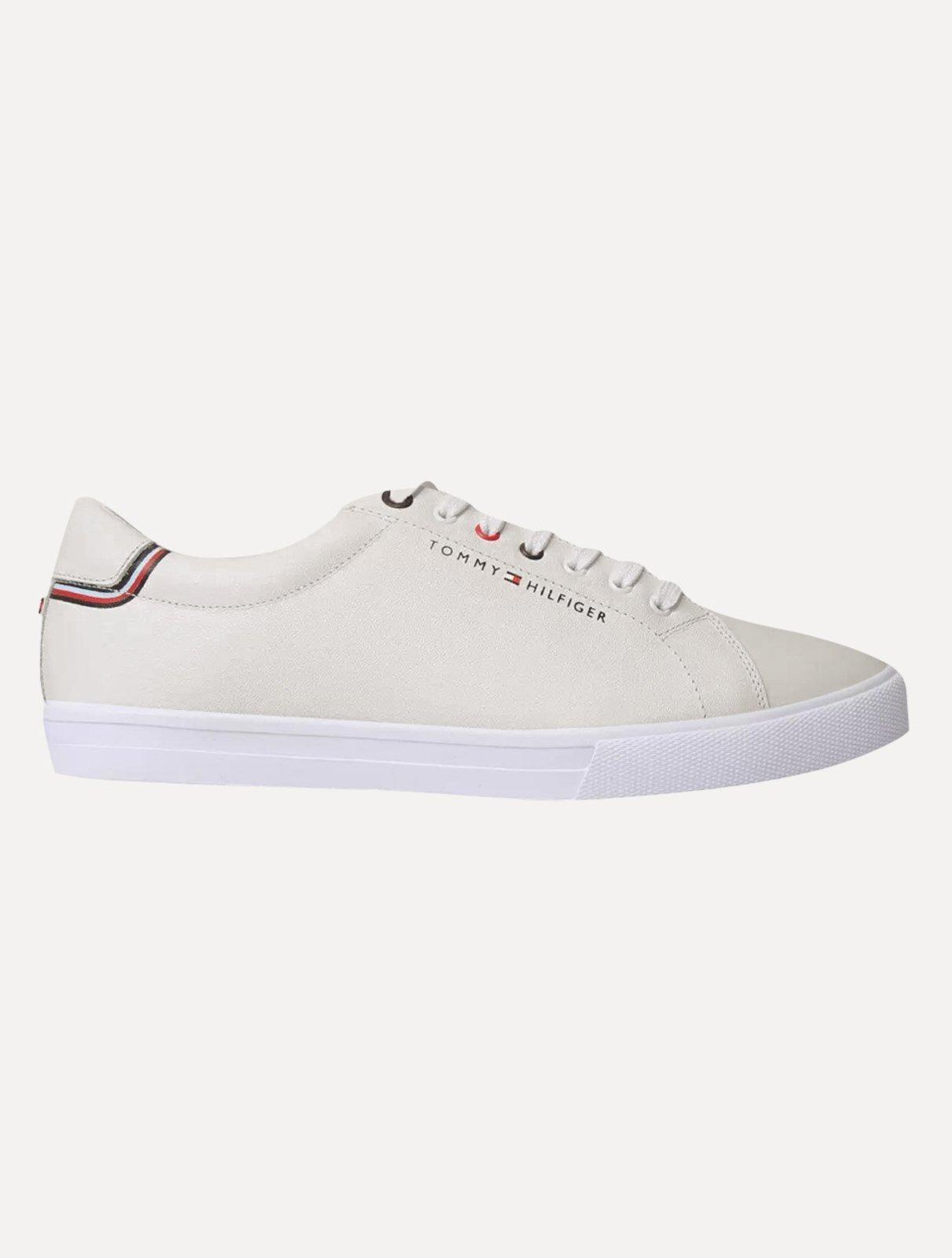 Tênis Tommy Hilfiger Masculino Couro Hockney 9Y Easy Go Branco