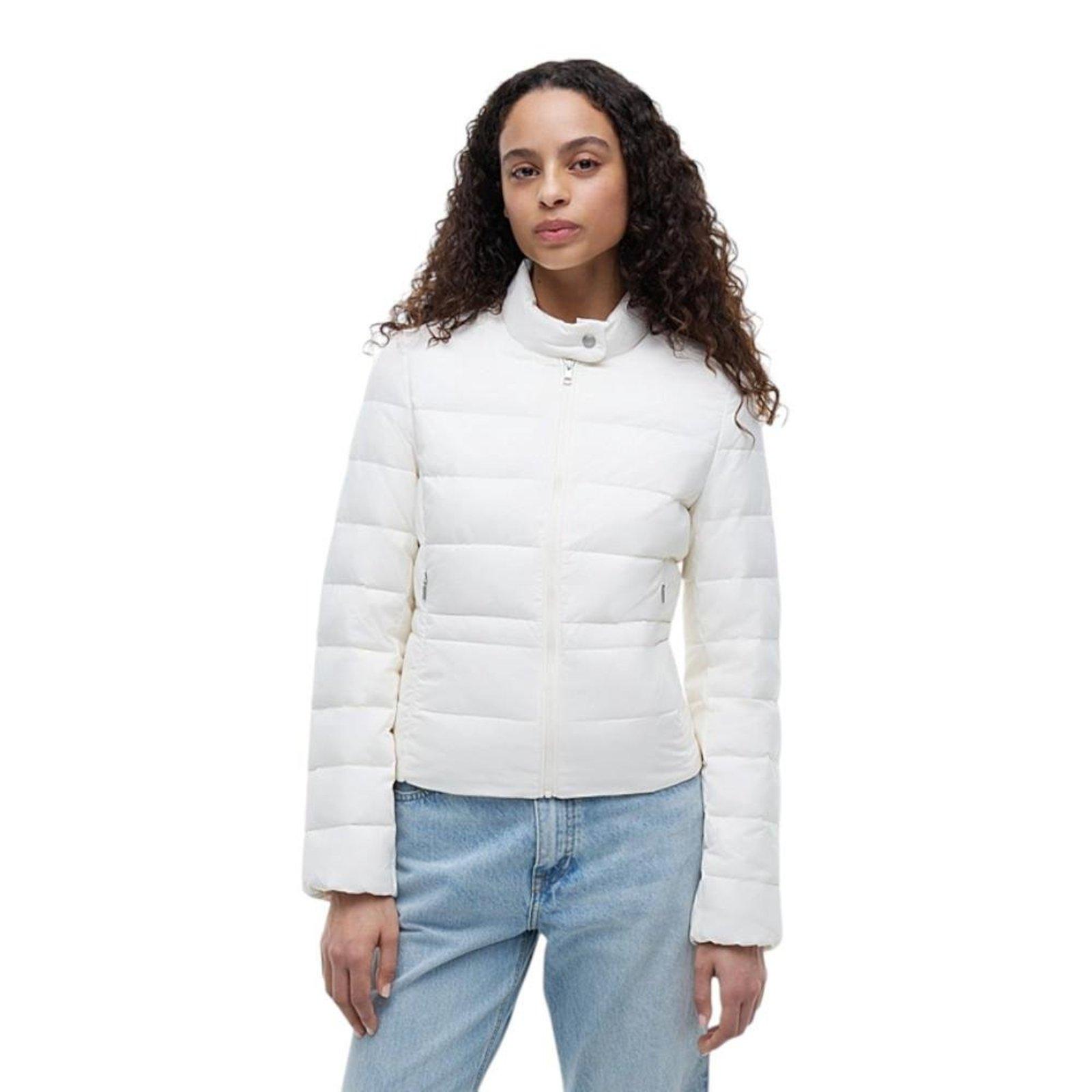 Jaqueta Tommy Hilfiger Down Packable Feminino Off White